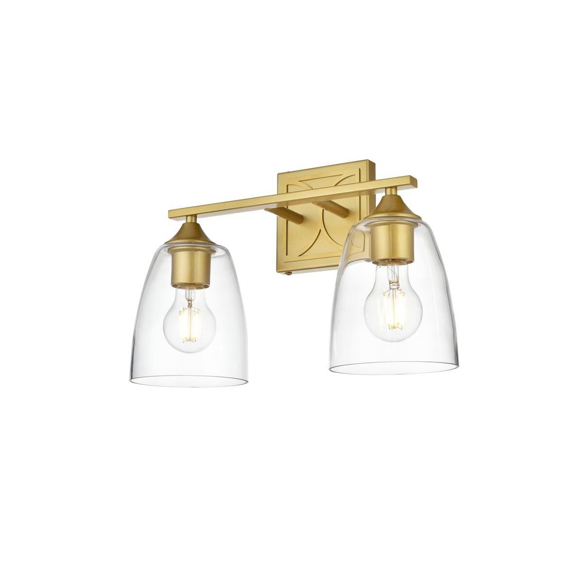 Harris 15 Inch 2 Light Bath Vanity Light by Elegant Lighting