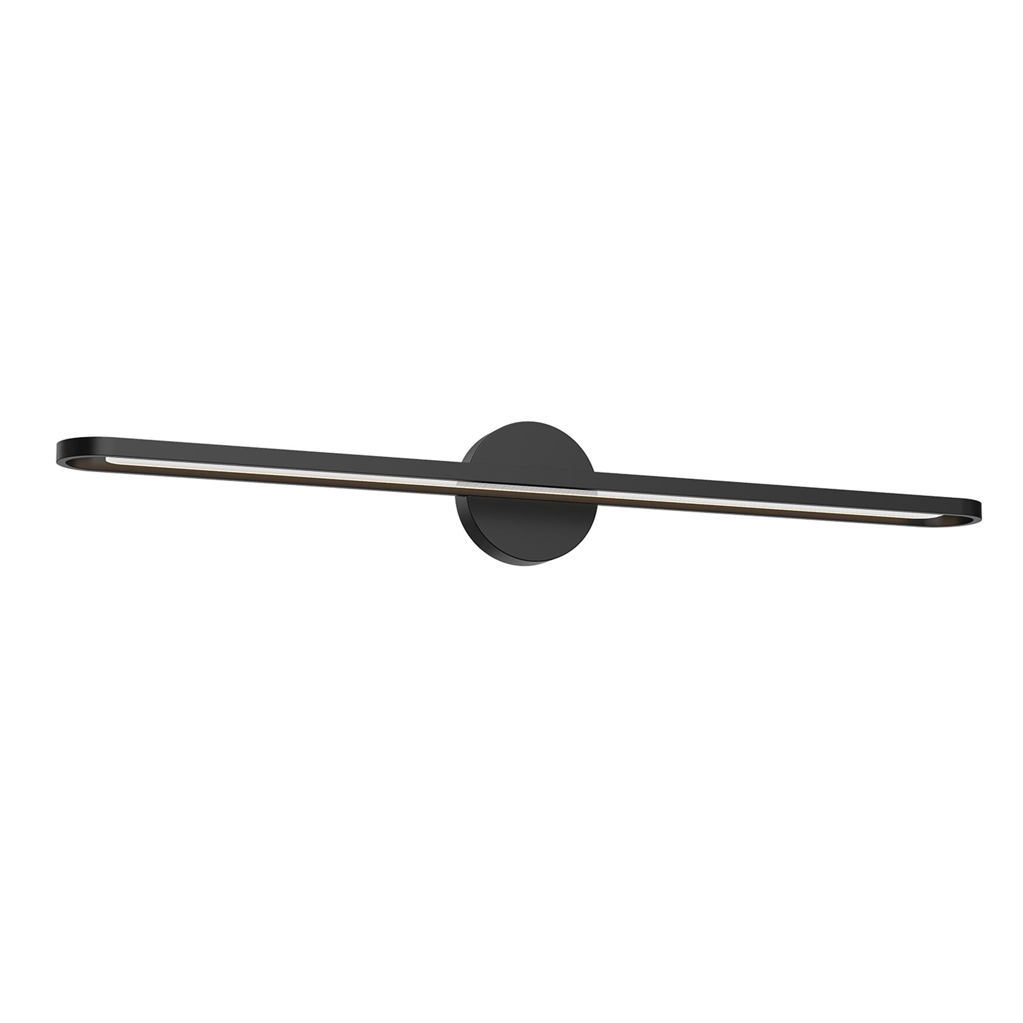 Shown in Black finish and Clear Acrylic glass