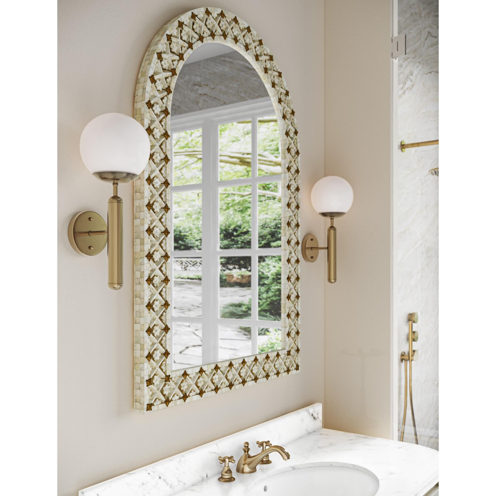 Currey and Company Barbican 17 Inch Wall Sconce