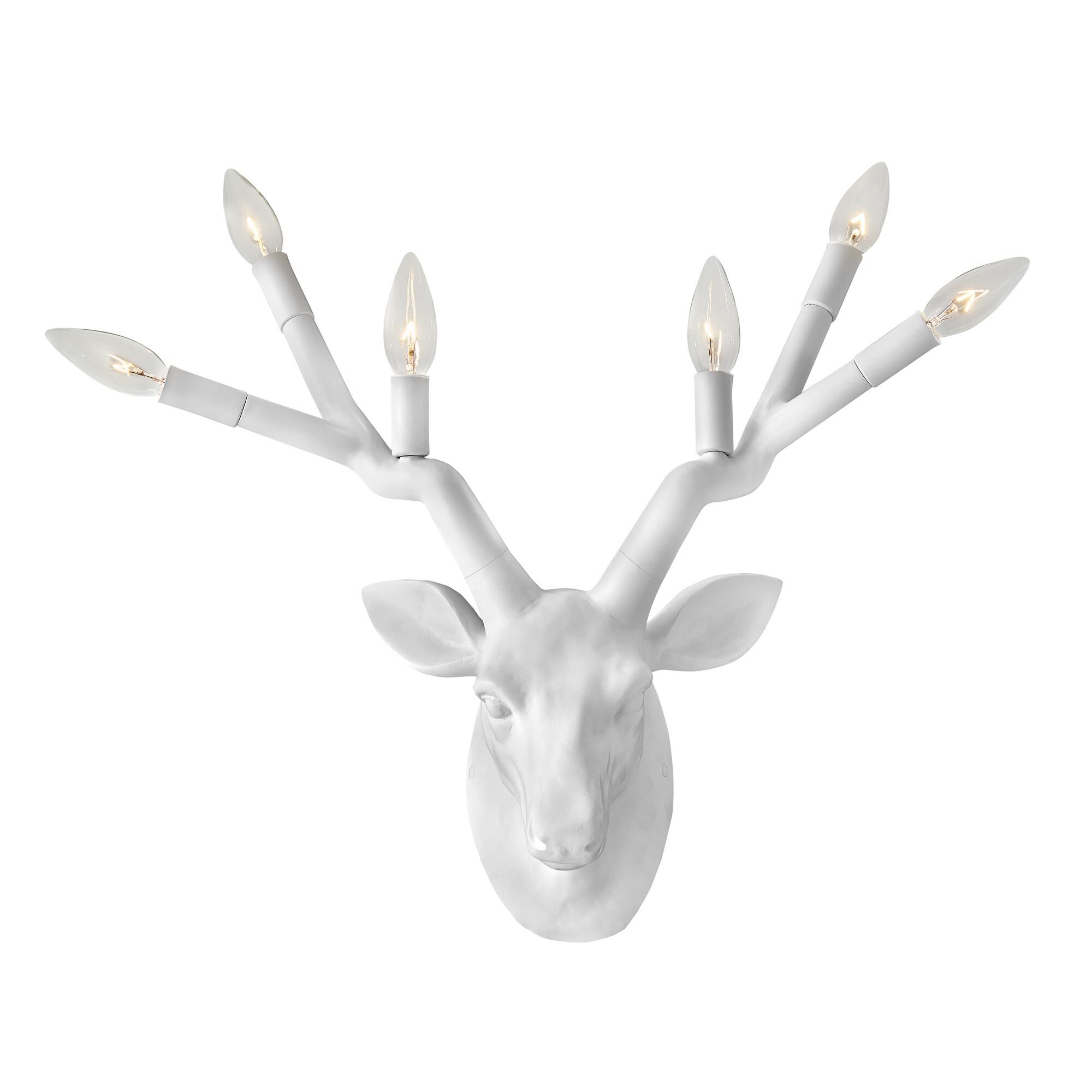 Stag Medium 6 Light Wall Sconce,