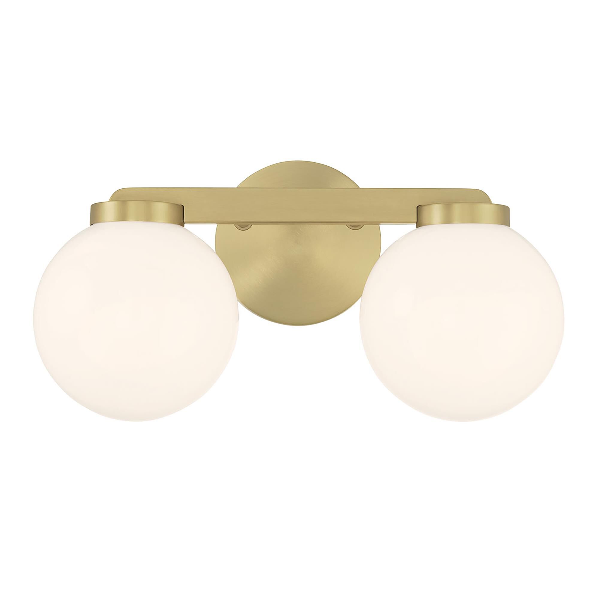 Shown in Vintage Brass finish and Shiny Opal glass