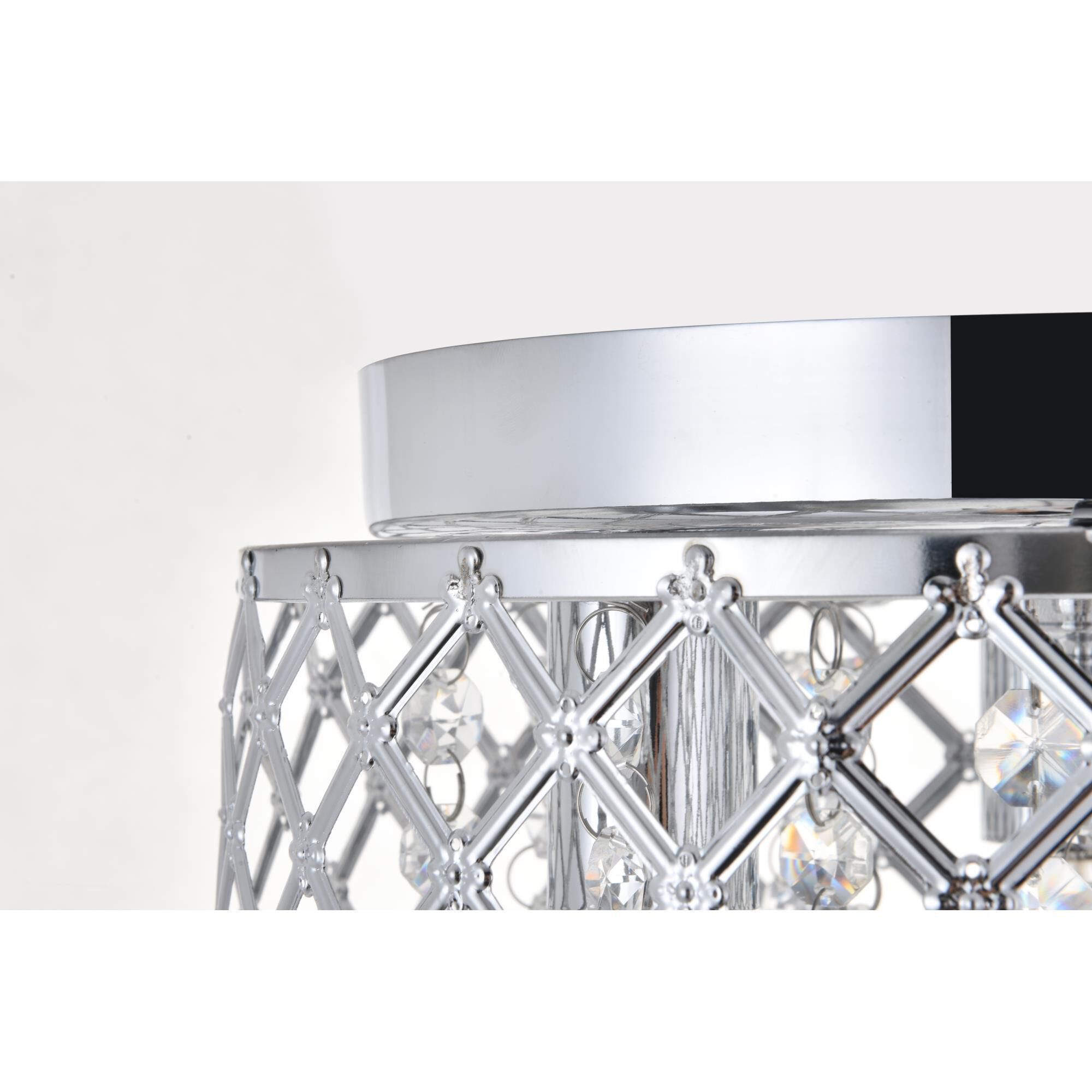 Tully 10 Inch 3 Light Flush Mount by Elegant Lighting