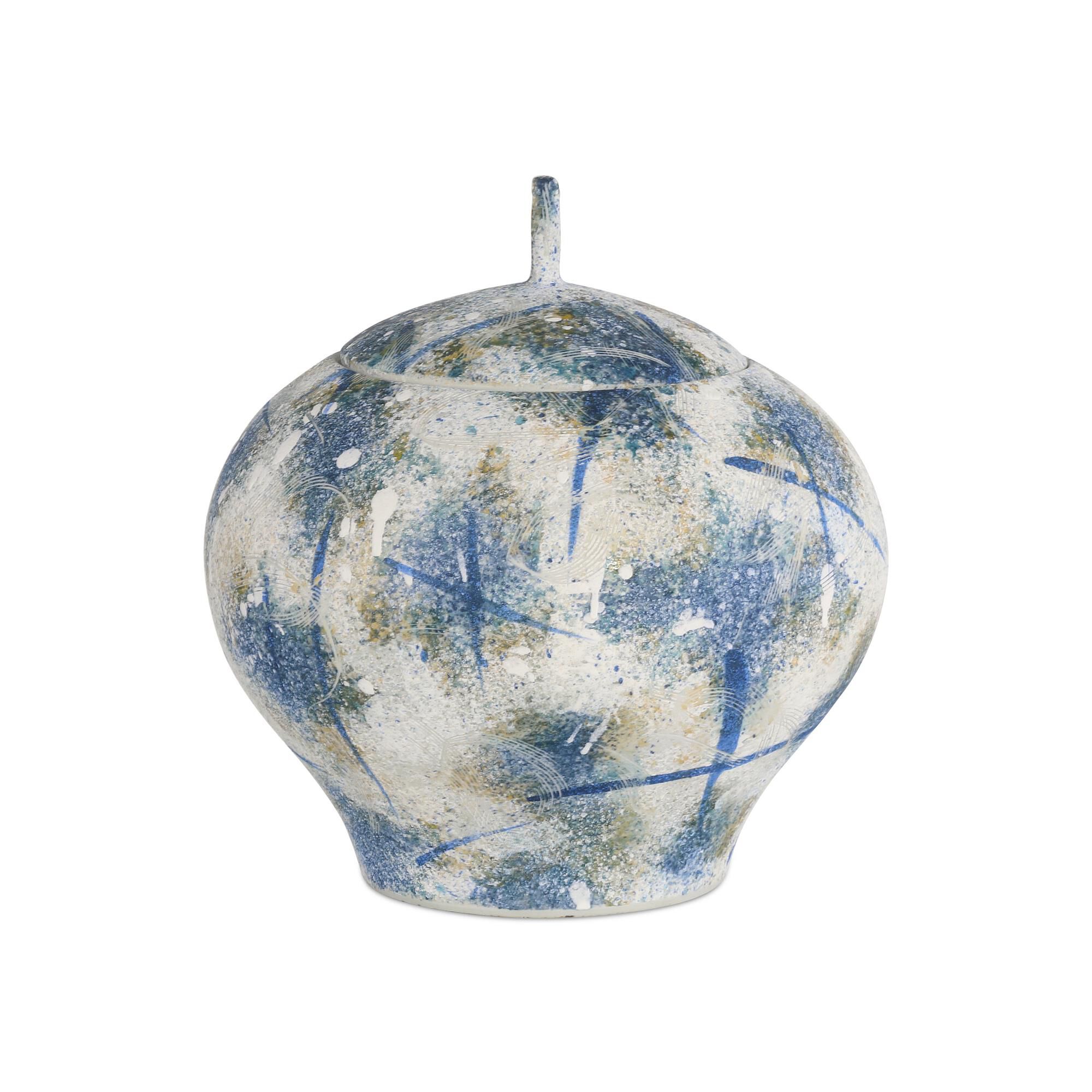 Shown in Antique Blue and Off-White finish