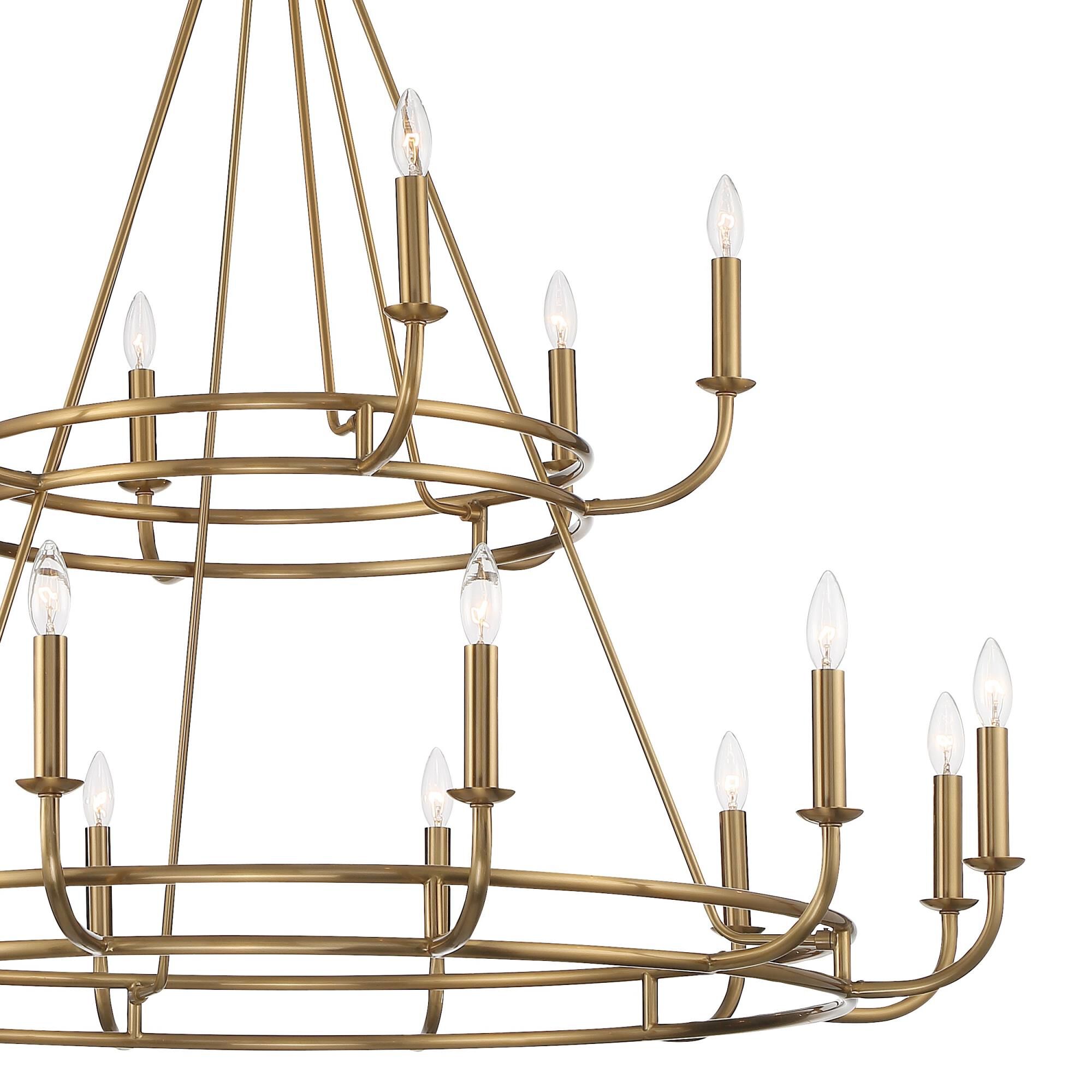 Bailey 48 Inch 18 Light Chandelier by Crystorama