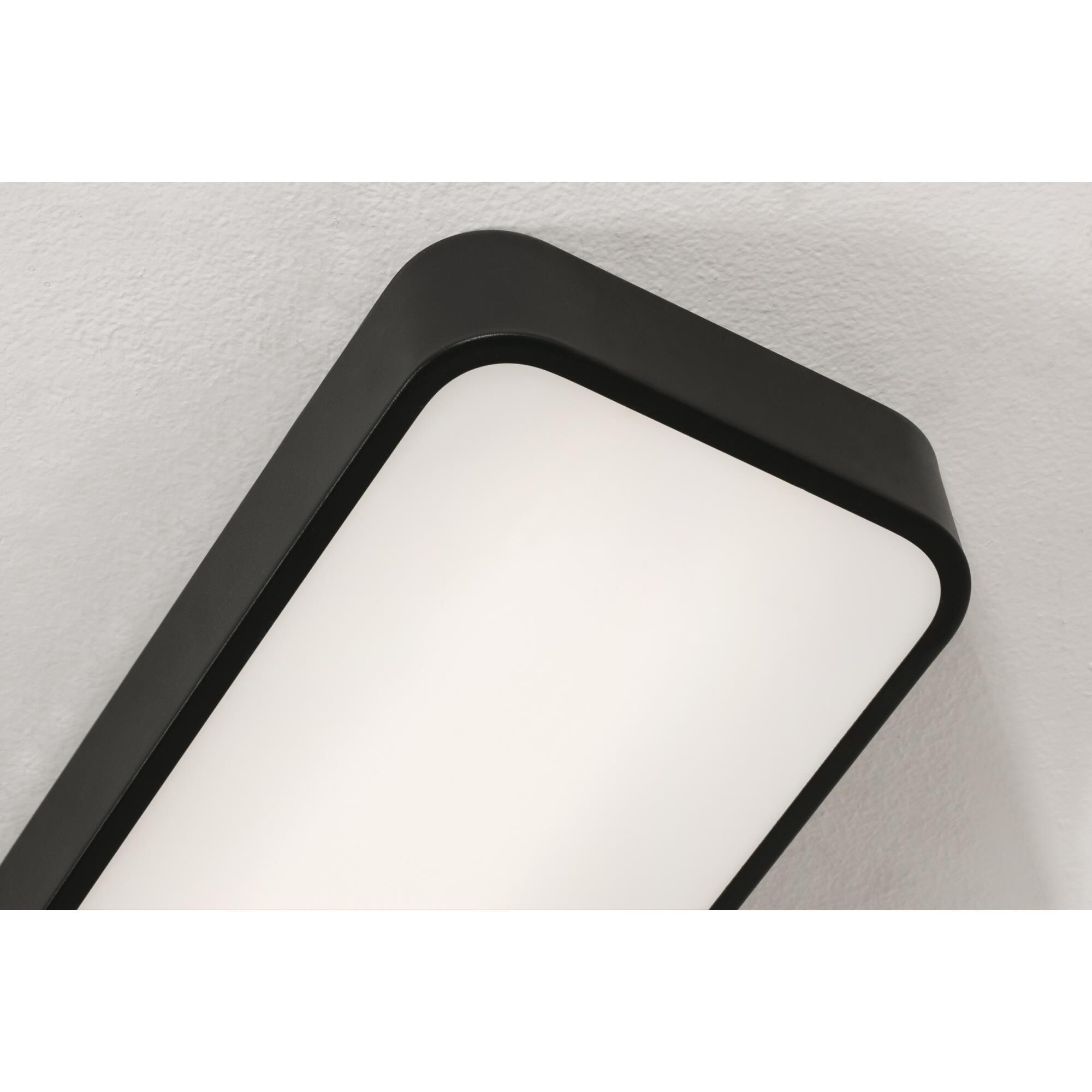 Shown in Black finish and Steel shade