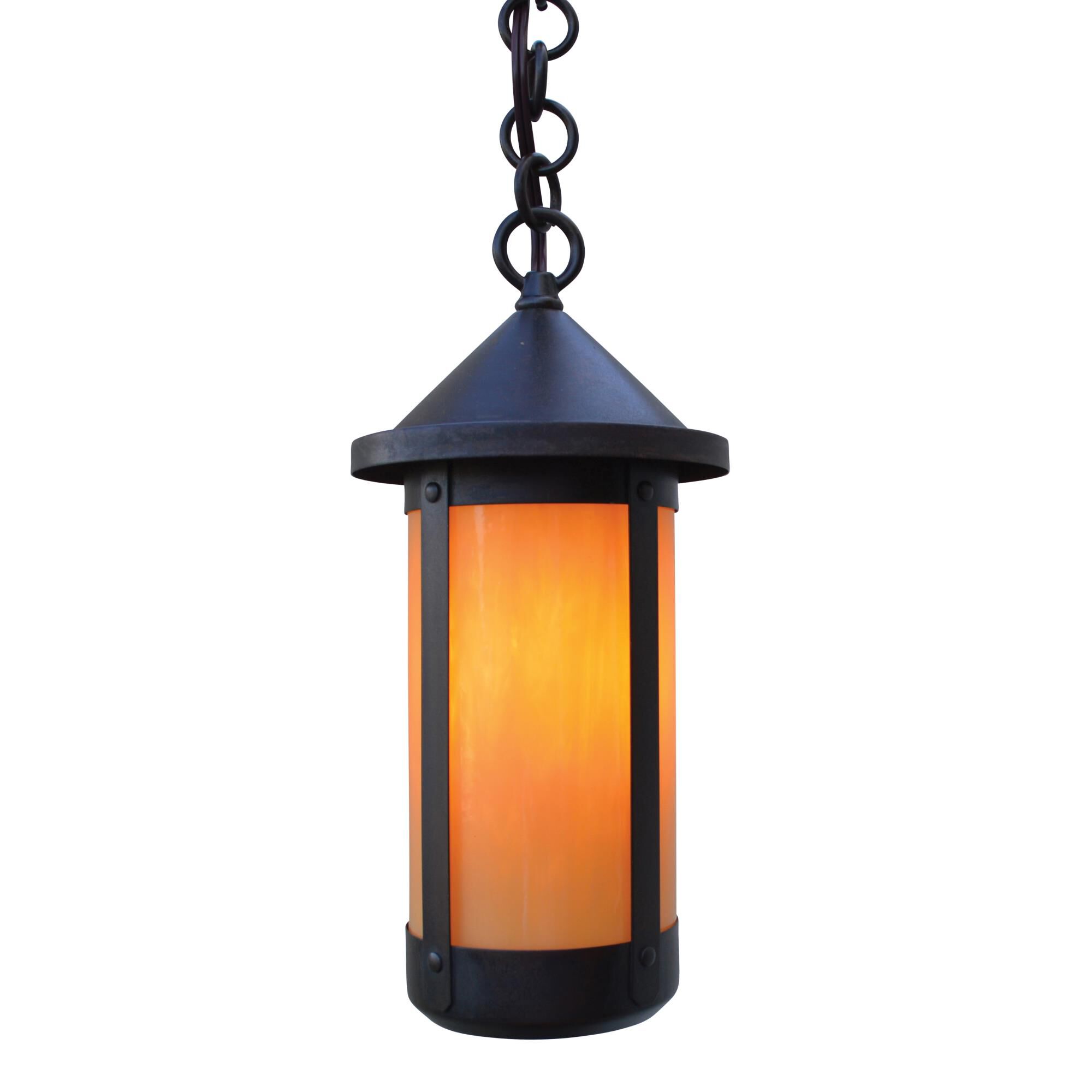 Shown in Bronze finish and Tan glass