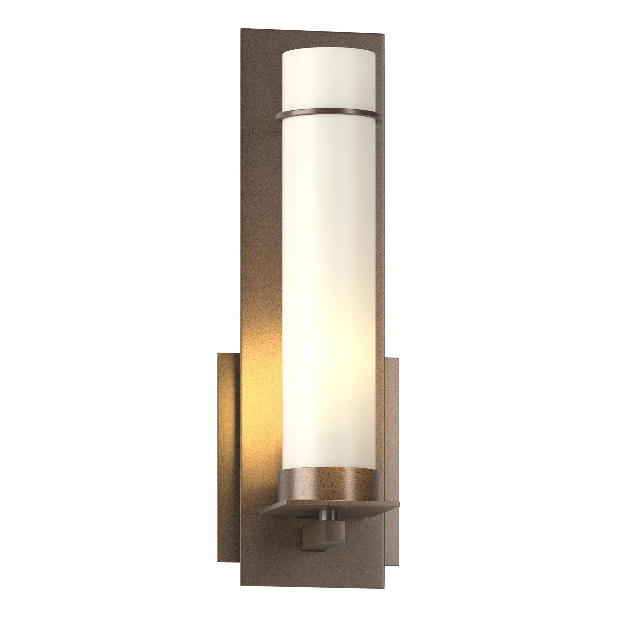 Shown in Bronze finish and Opal  glass