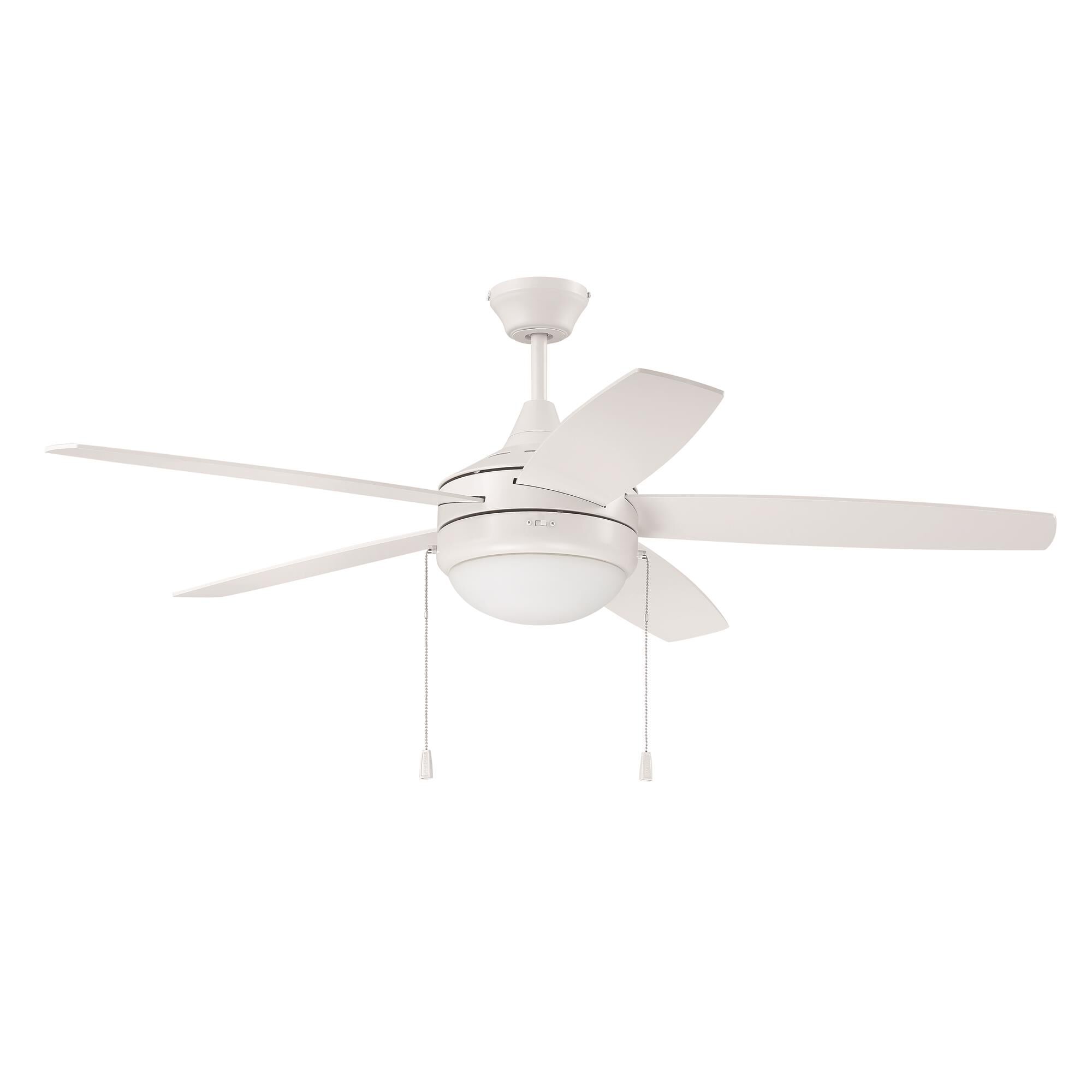 Shown in White finish and Frost White glass and Yes shade