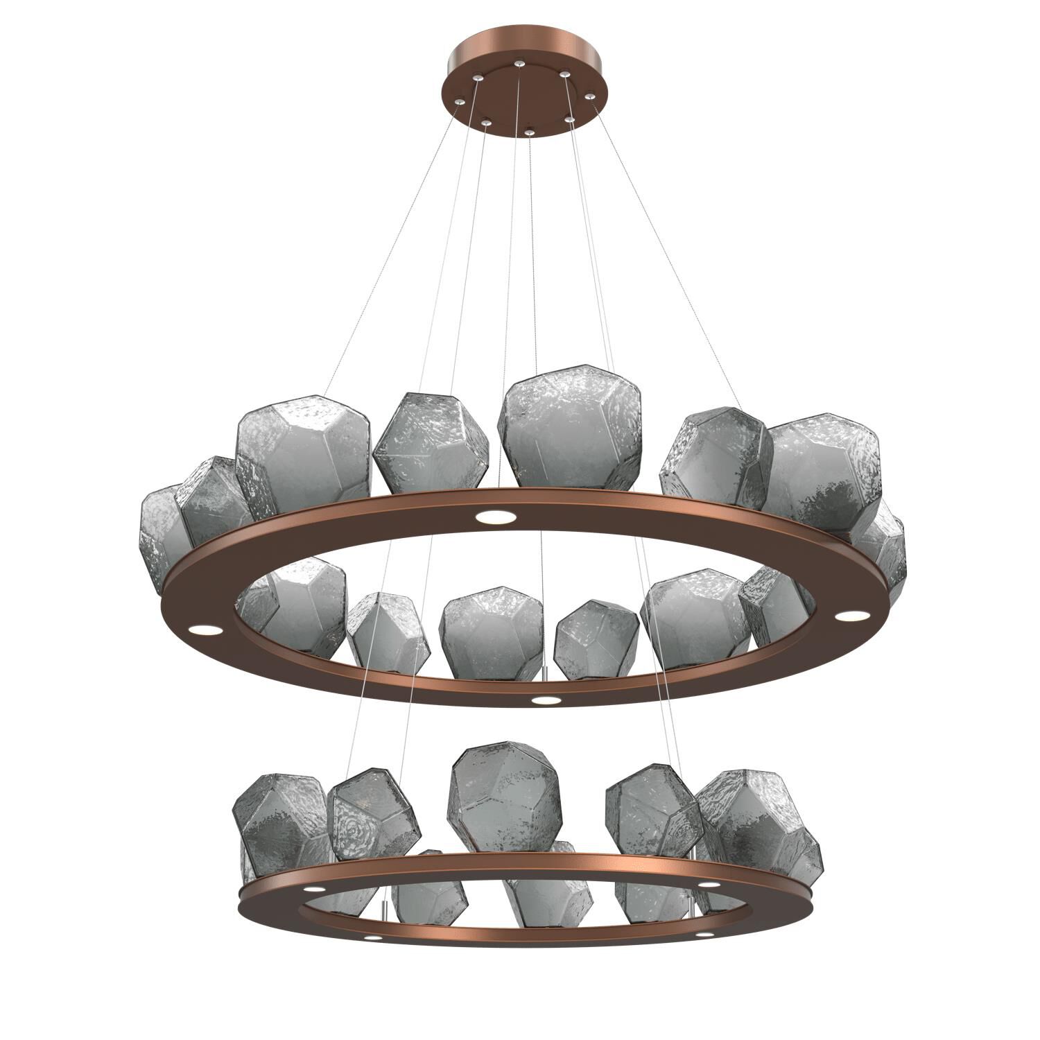 Gem 48 Inch 36 Light LED Chandelier by Hammerton Studio