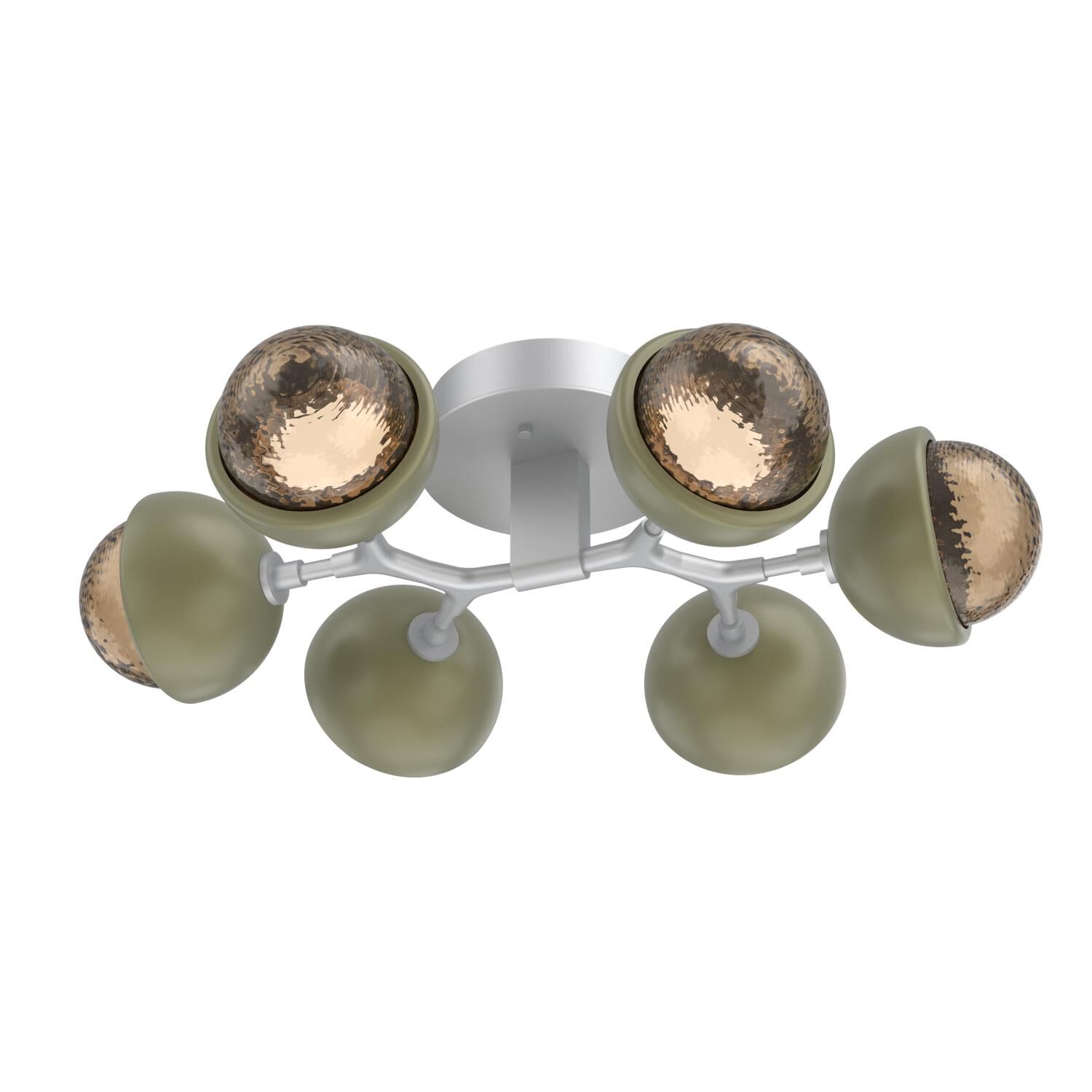 Levi Wilson Cabochon 27 Inch Flush Mount by Hammerton Studio