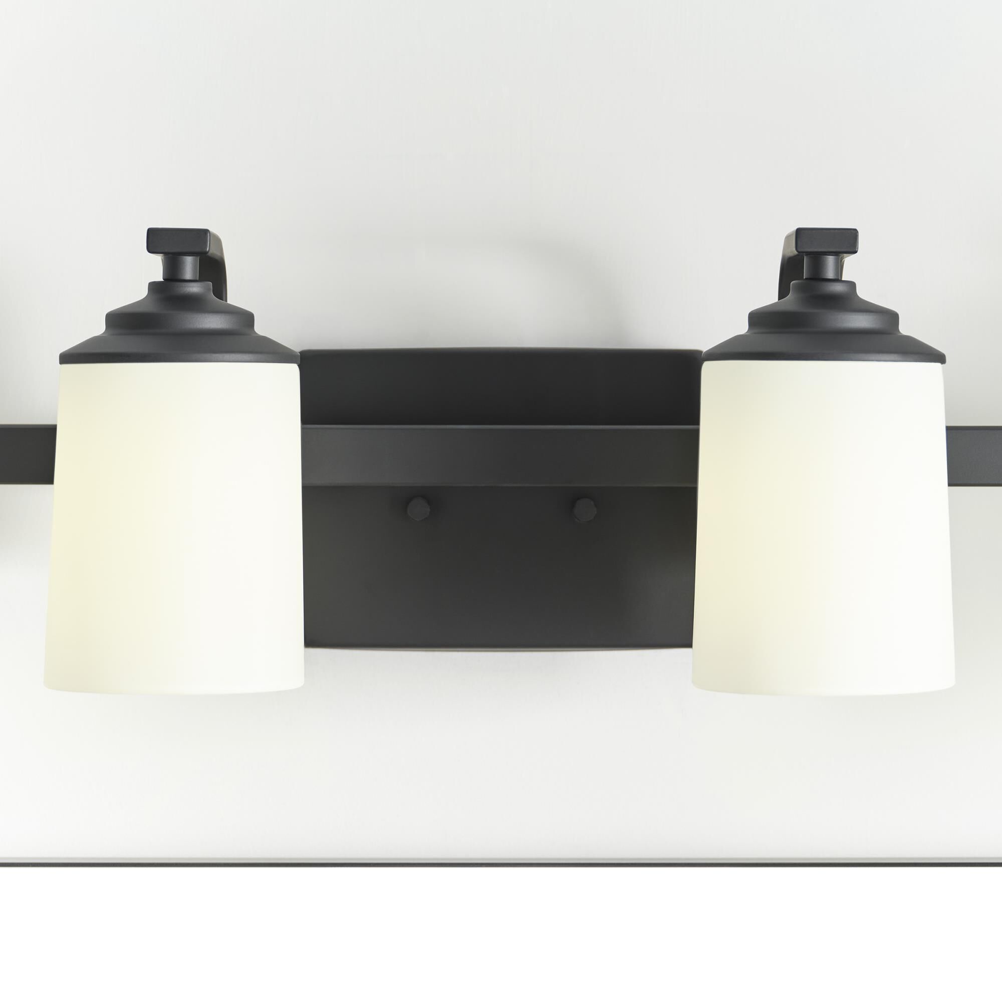 Shown in Midnight Black finish and Etched / White Inside glass