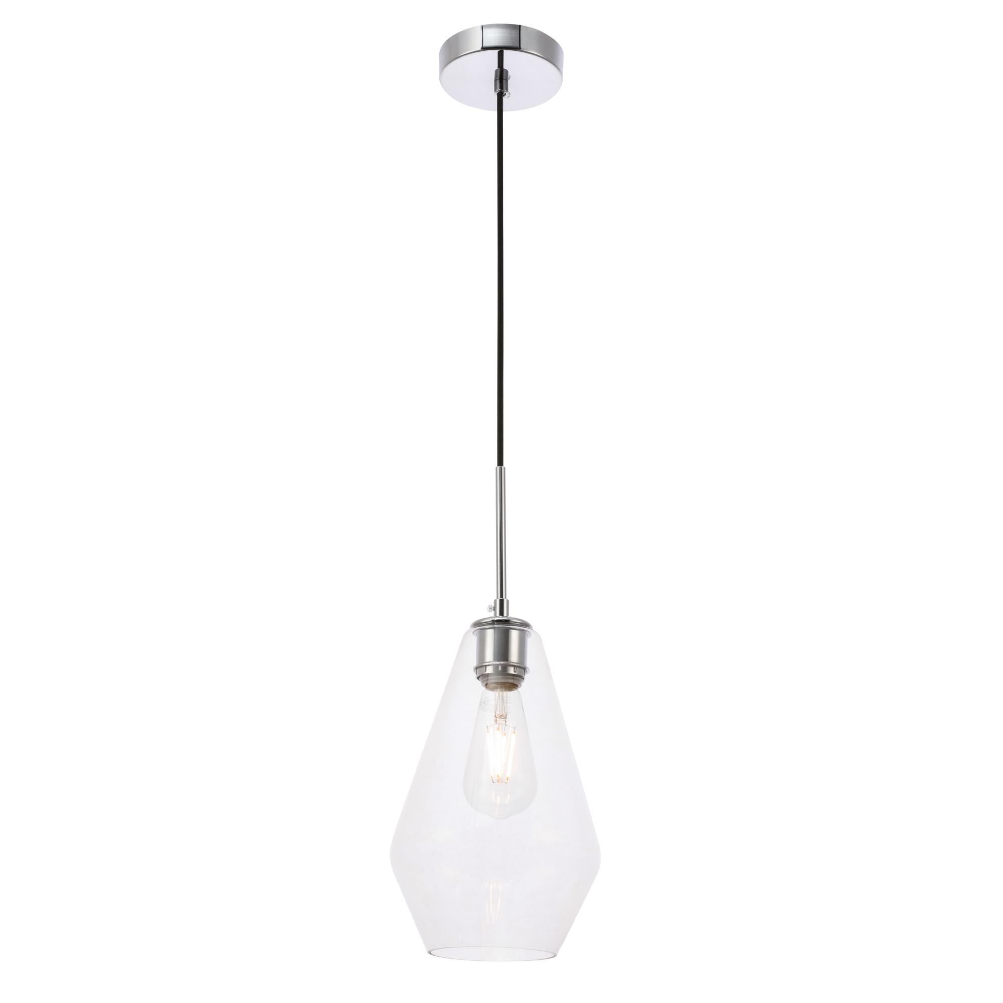 Gene 7 Inch Mini Pendant by Elegant Lighting
