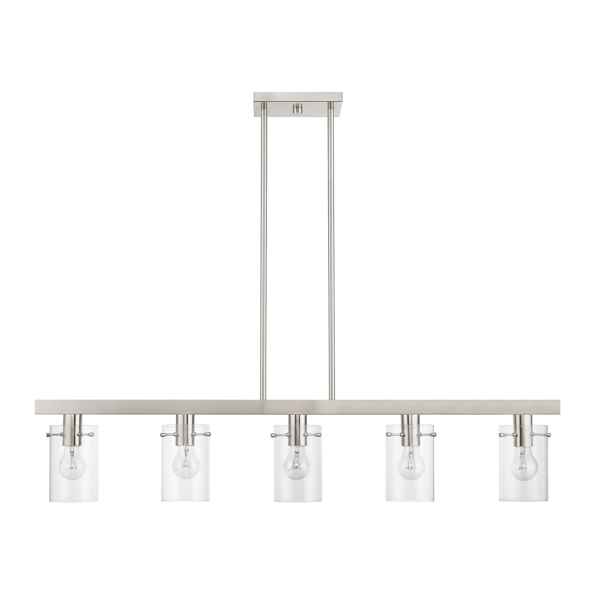 Munich 42 Inch 5 Light Linear Suspension Light by Livex Lighting