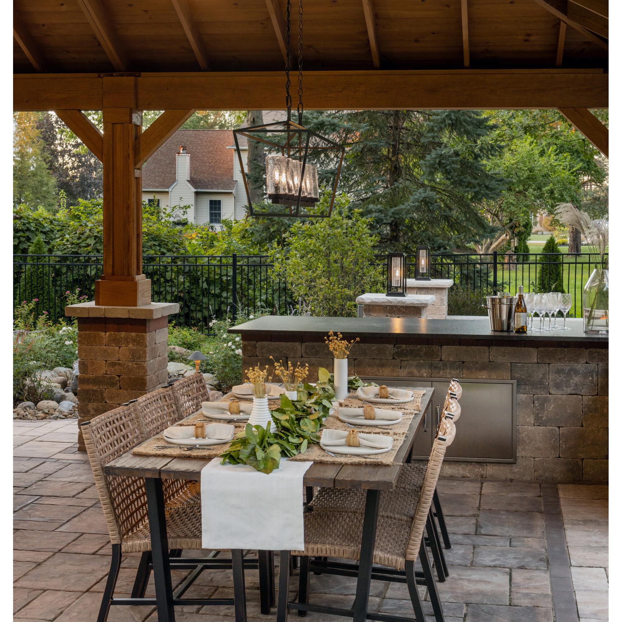 Alford Place 18 Inch Tall 6 Light Outdoor Hanging Lantern by Hinkley Lighting