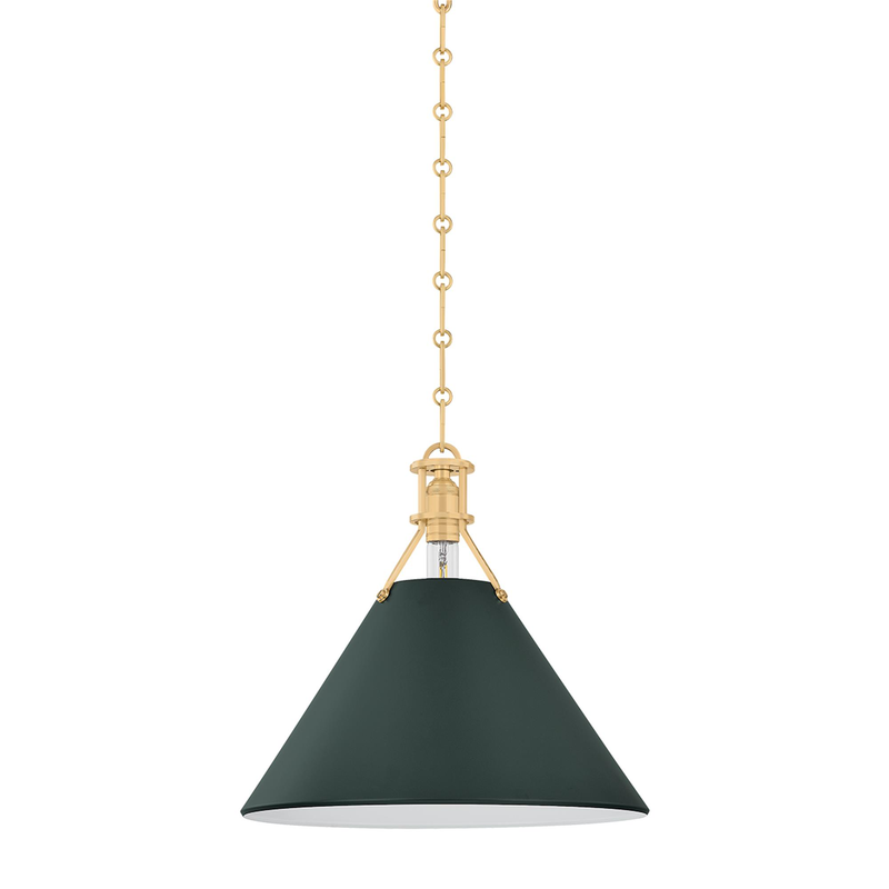 Painted No. 2 16 Inch Pendant Light by Hudson Valley Lighting