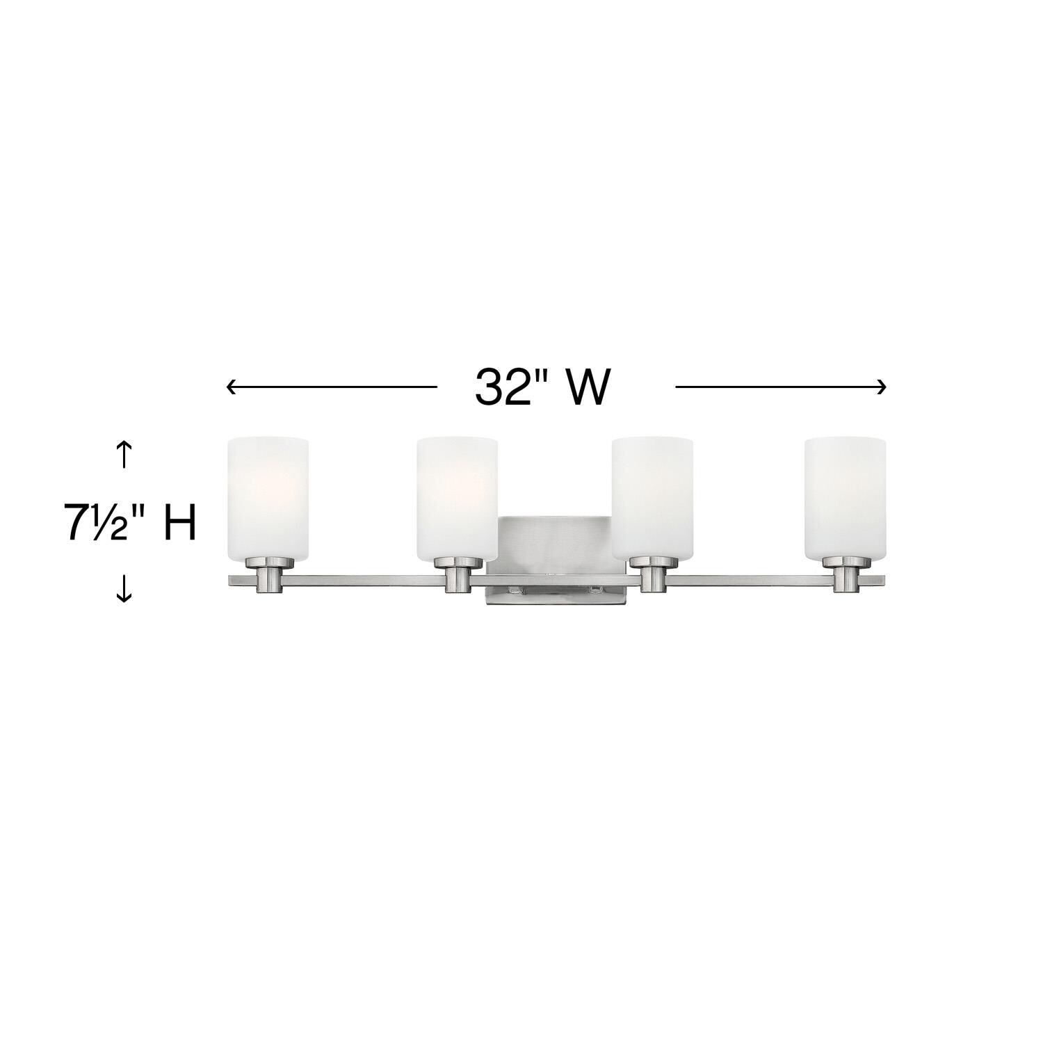 Karlie 32 Inch 4 Light Bath Vanity Light by Hinkley Lighting