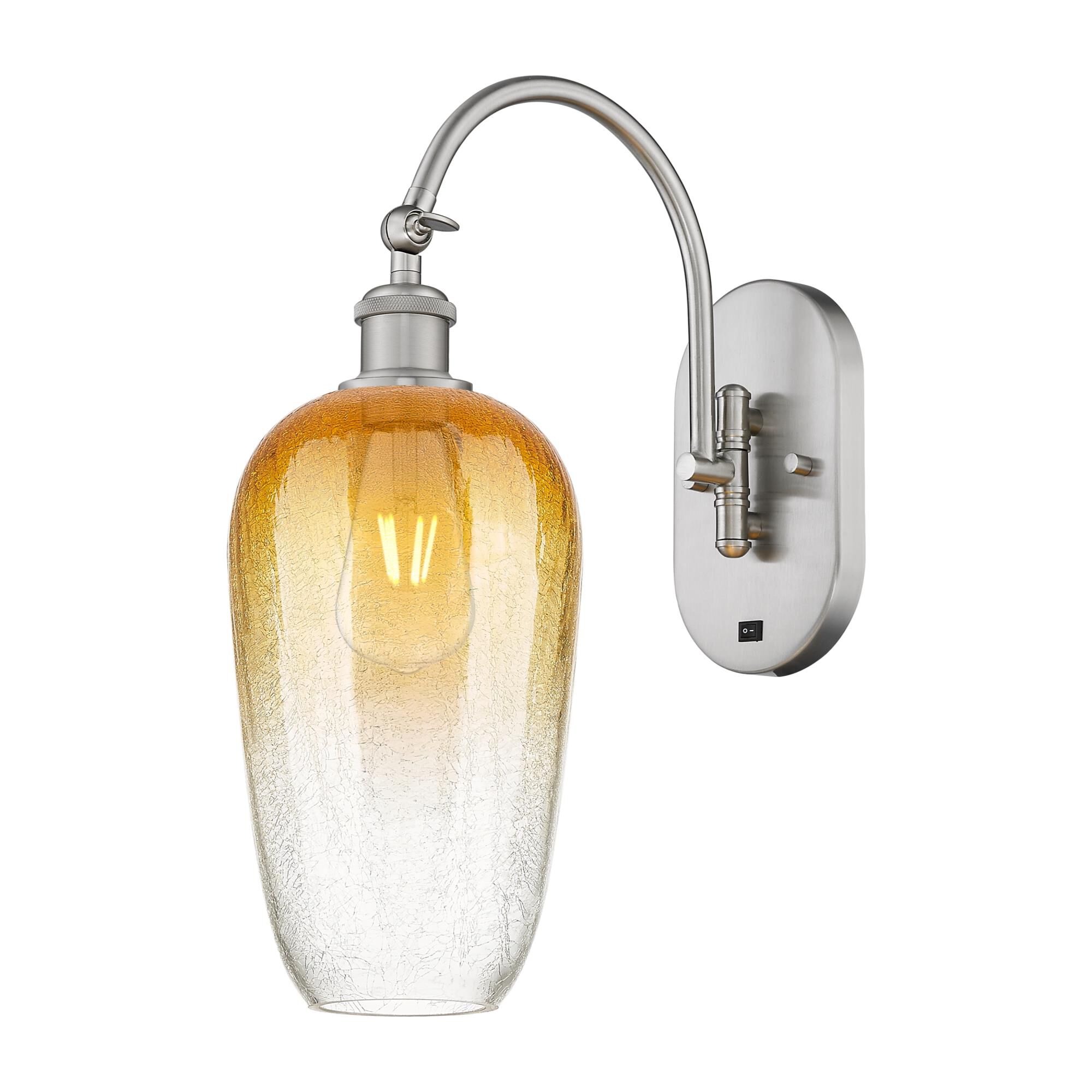 Bruno Marashlian Brookhaven Flute 7 Inch Wall Swing Lamp by Innovations Lighting