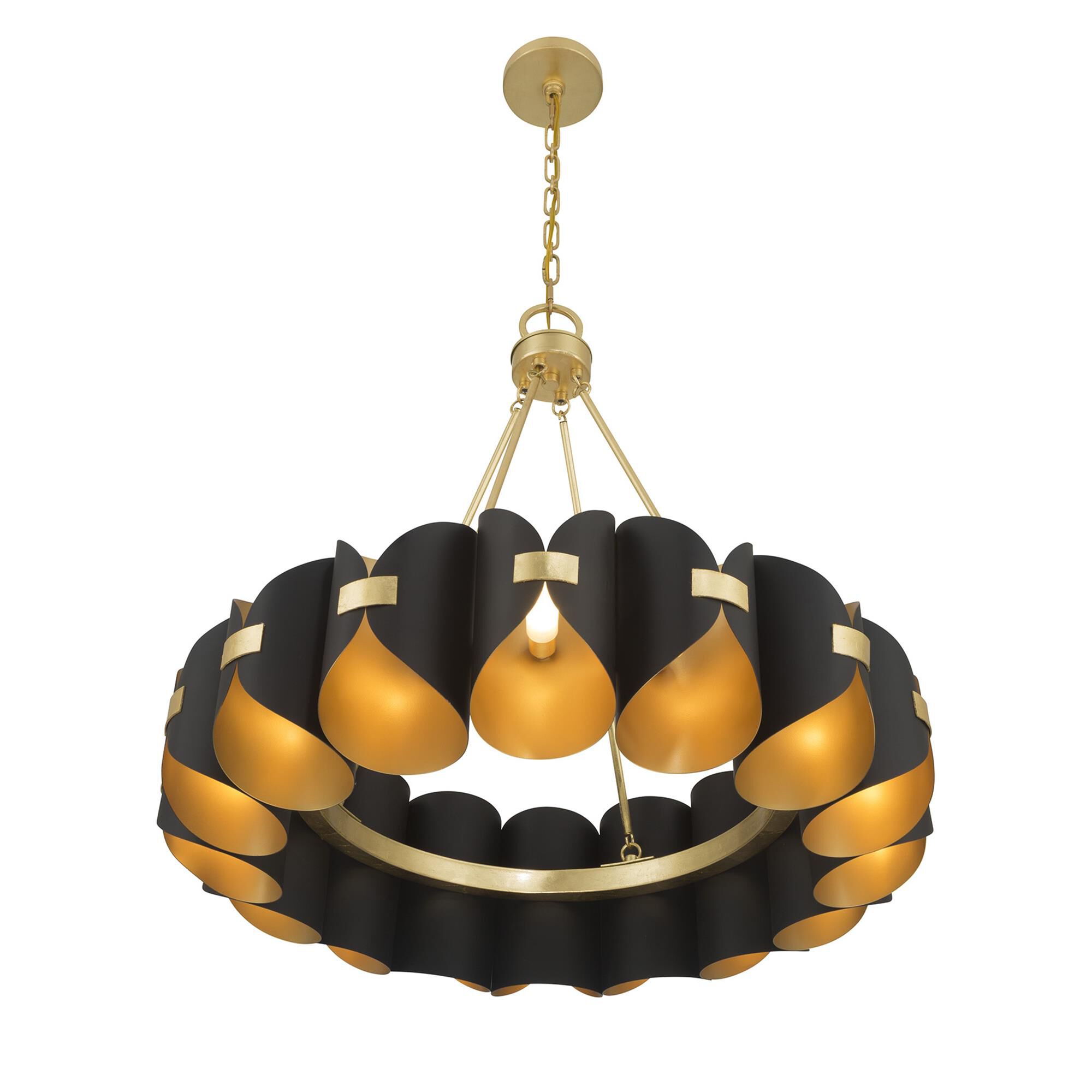 Shown in Black Cashmere and True Gold finish