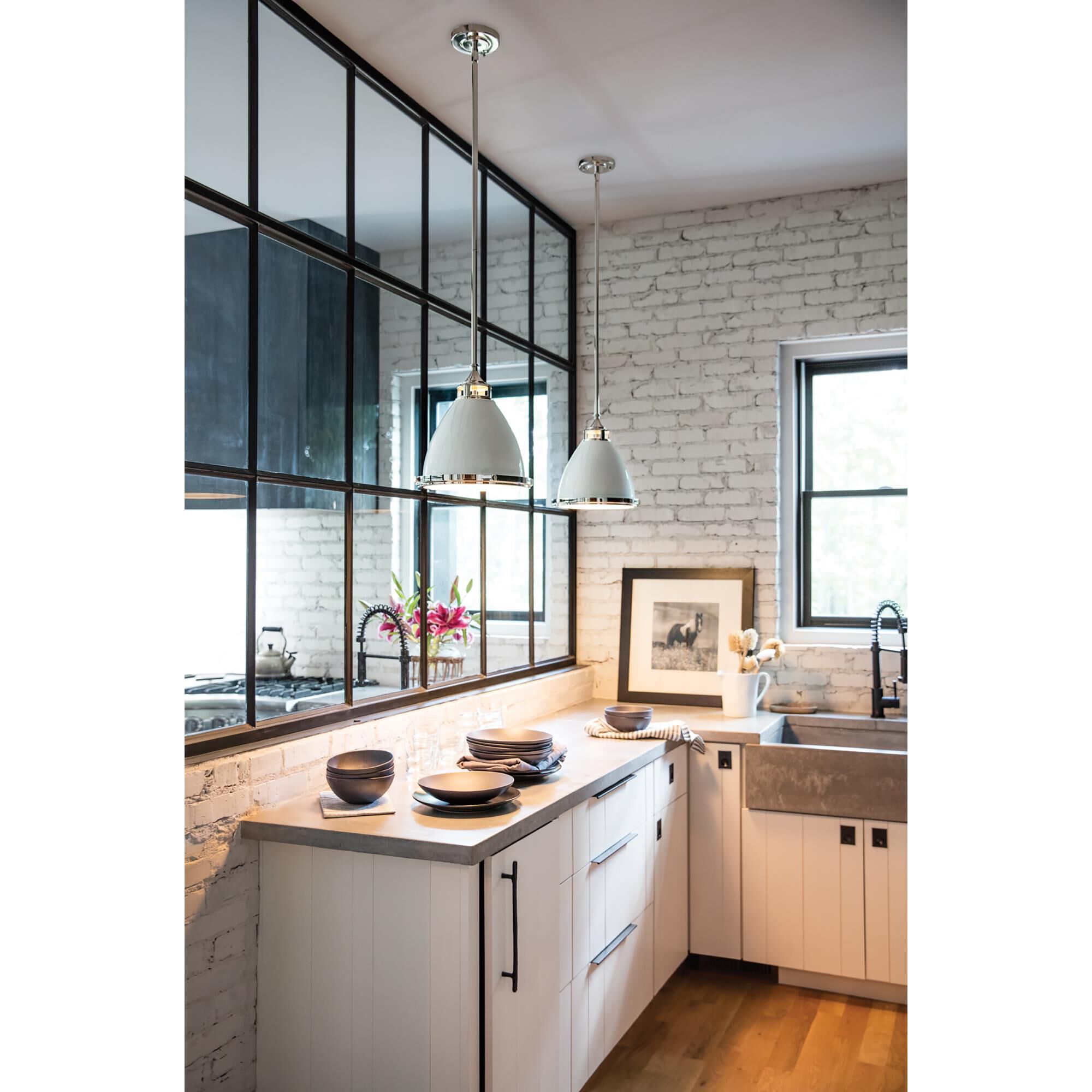 Shown in Polished White finish