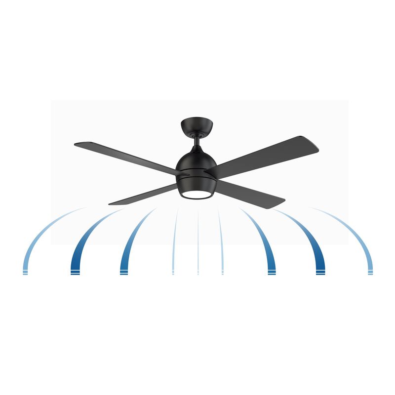 Kwad 52 Inch Ceiling Fan with Light Kit by Fanimation