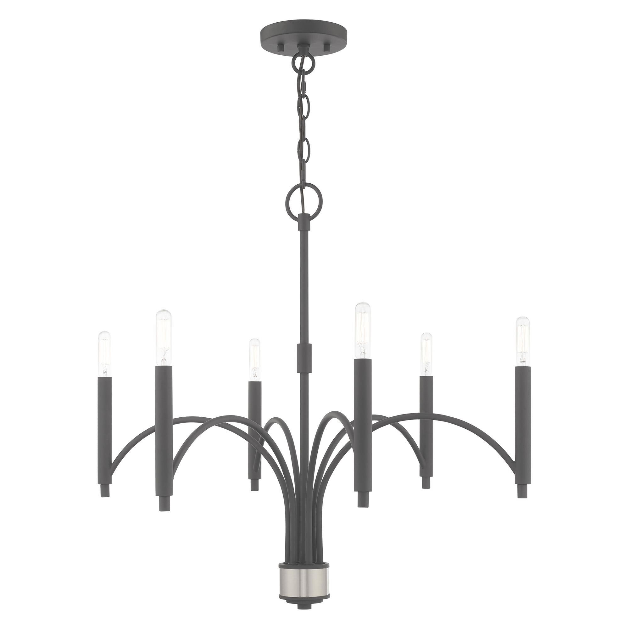 Wisteria 6 Light Chandelier by Livex Lighting