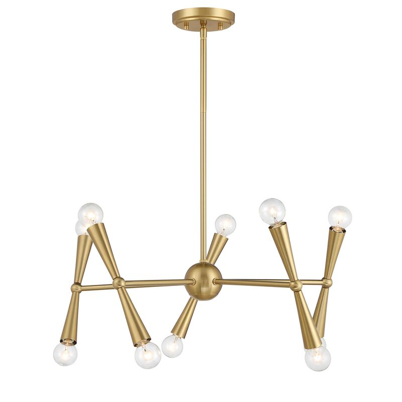 24 Inch Chandelier by Meridian Lighting