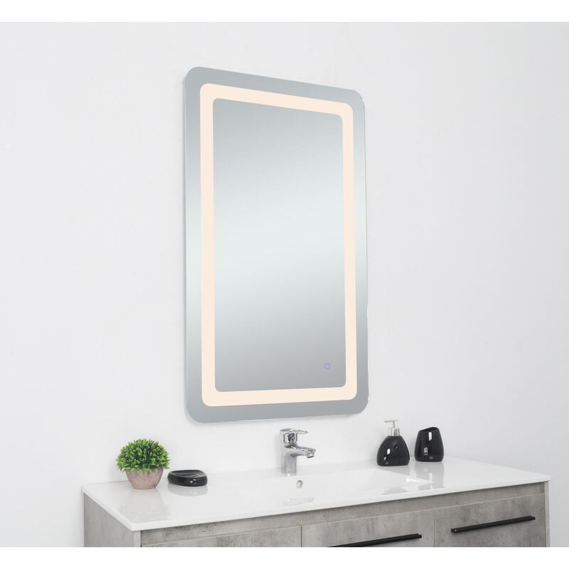 Genesis 40 Inch LED Lighted Mirror by Elegant Decor