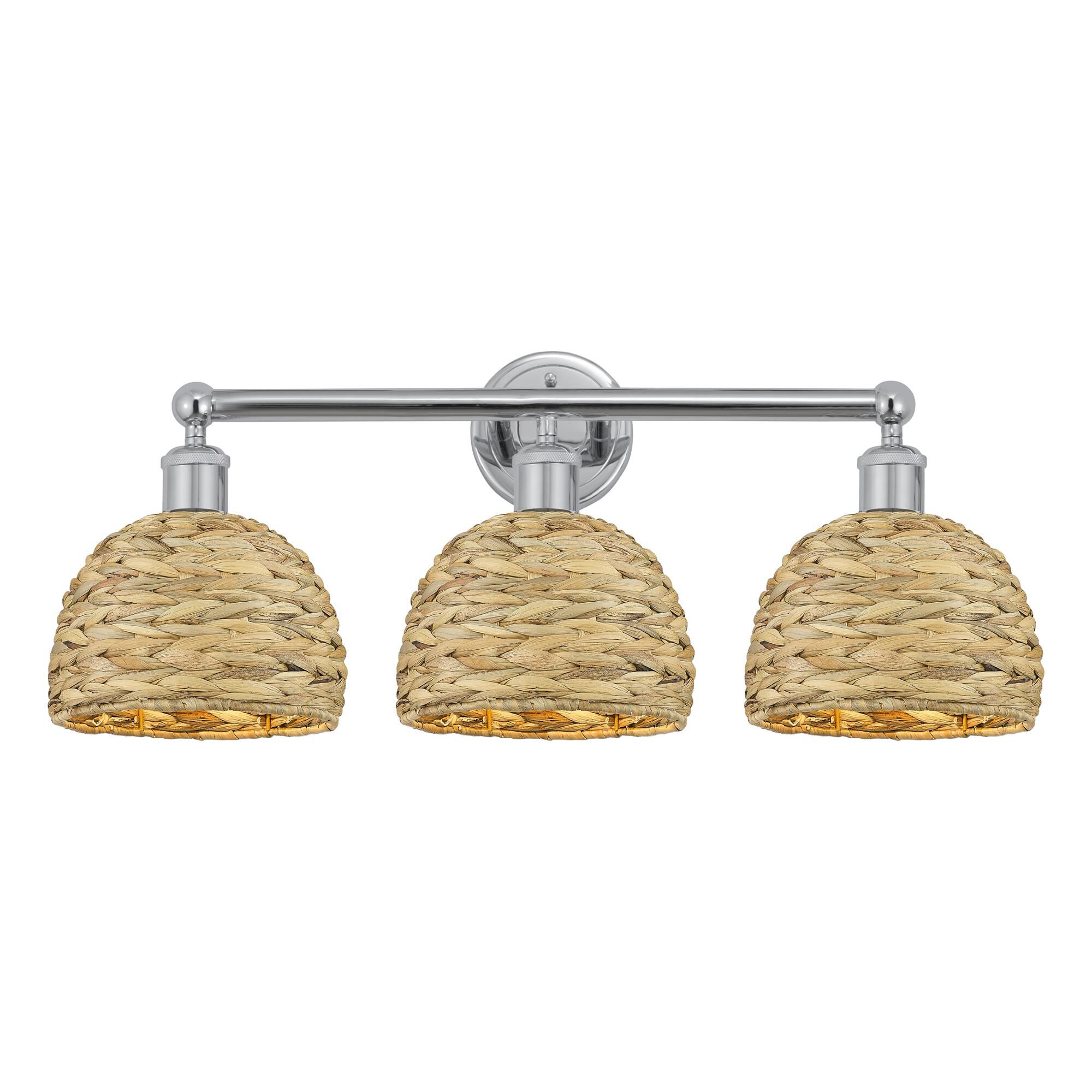 Shown in Polished Chrome finish and Natural shade
