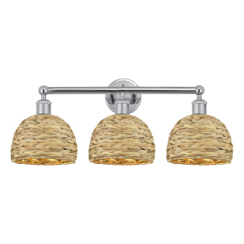 Bruno Marashlian Woven Rattan 26 Inch Bath Vanity Light by Innovations Lighting