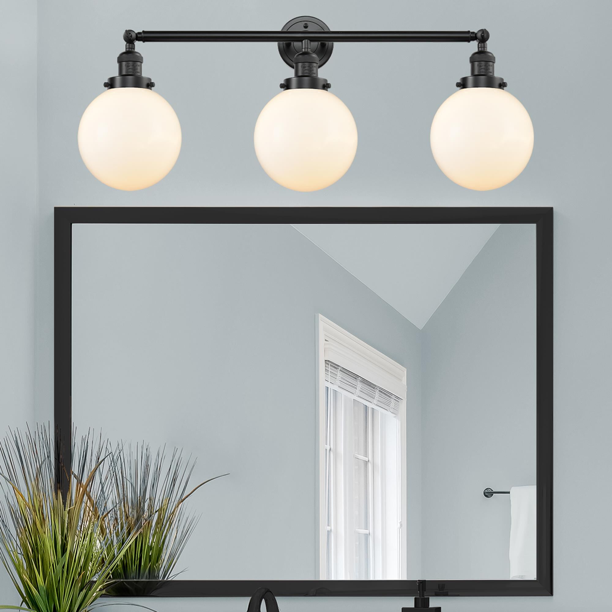 Bruno Marashlian Large Beacon 32 Inch 3 Light Bath Vanity Light by Innovations Lighting