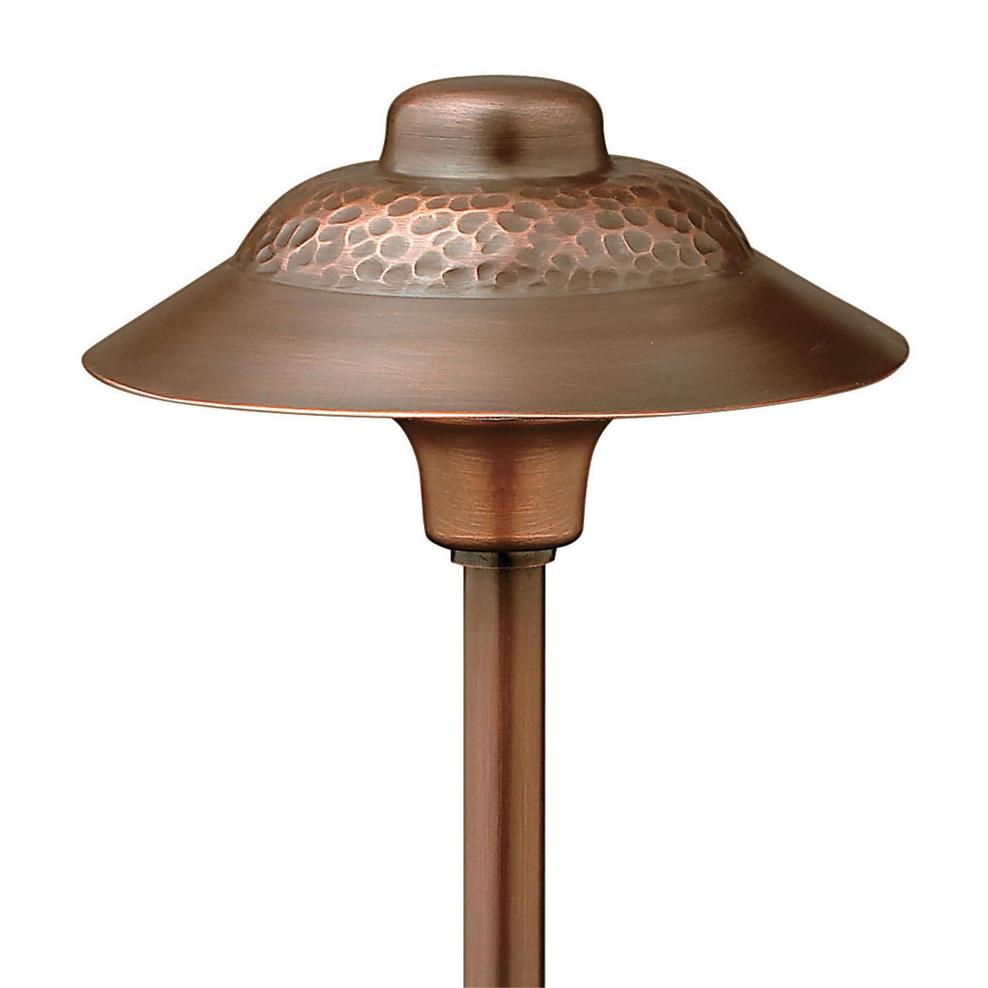Shown in Olde Copper finish and Frosted Shield glass