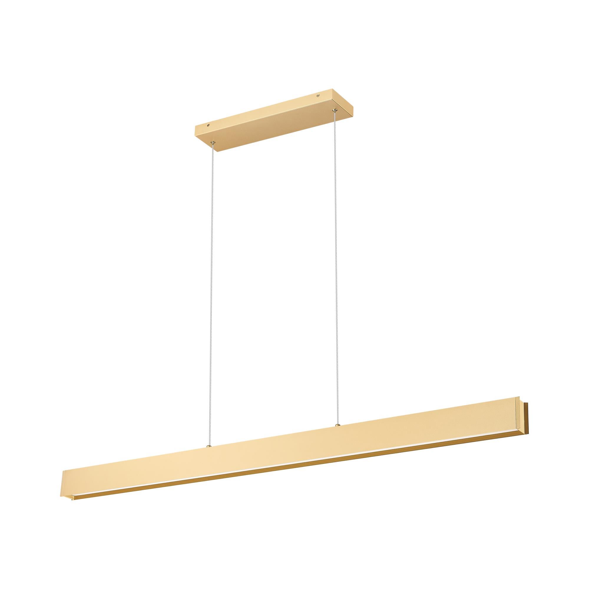 Shown in Gold finish and Frosted glass