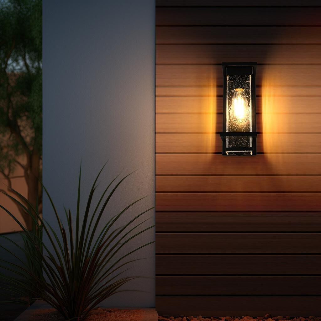 Harper 5 Inch Outdoor Wall Light by Elegant Lighting