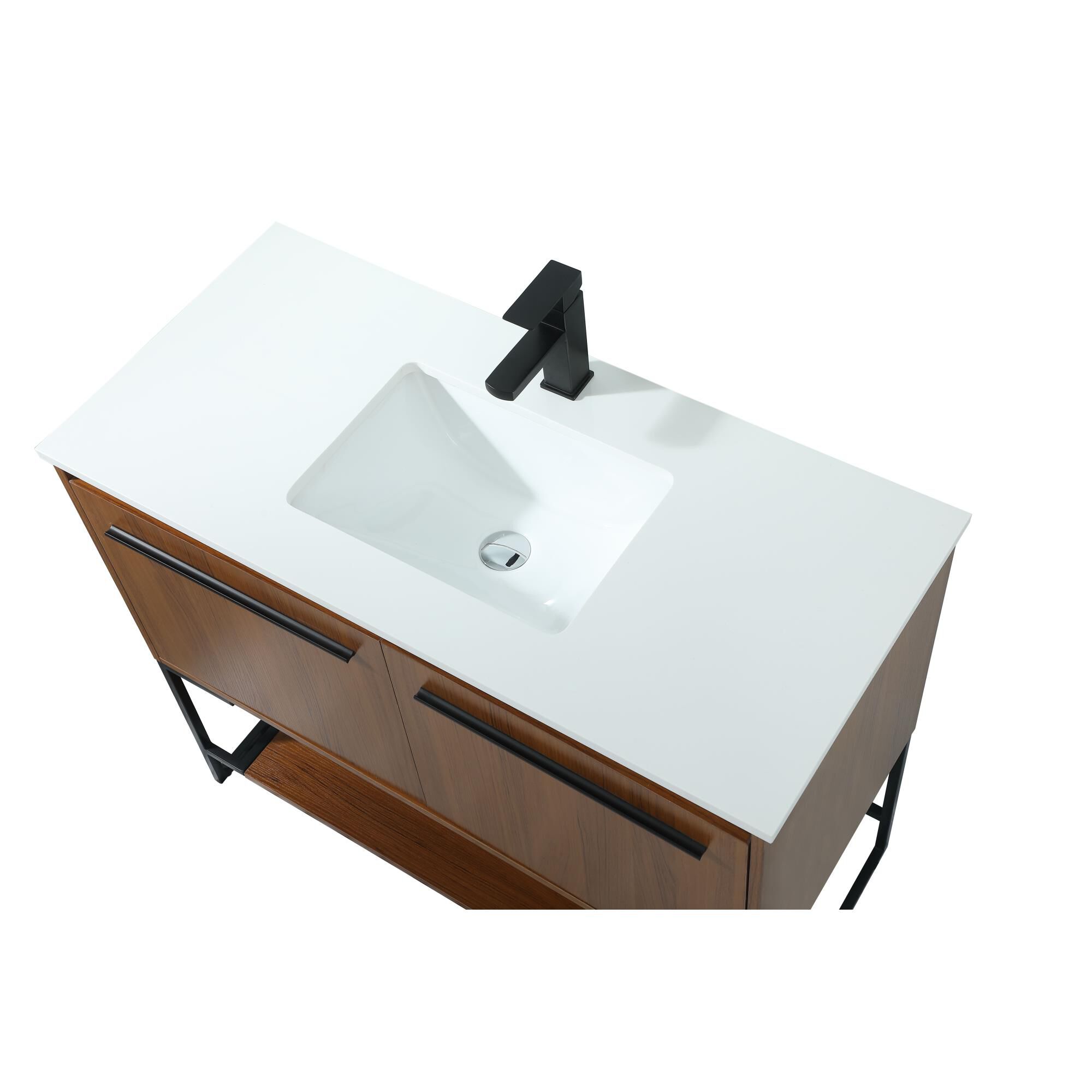 Shown in Teak finish