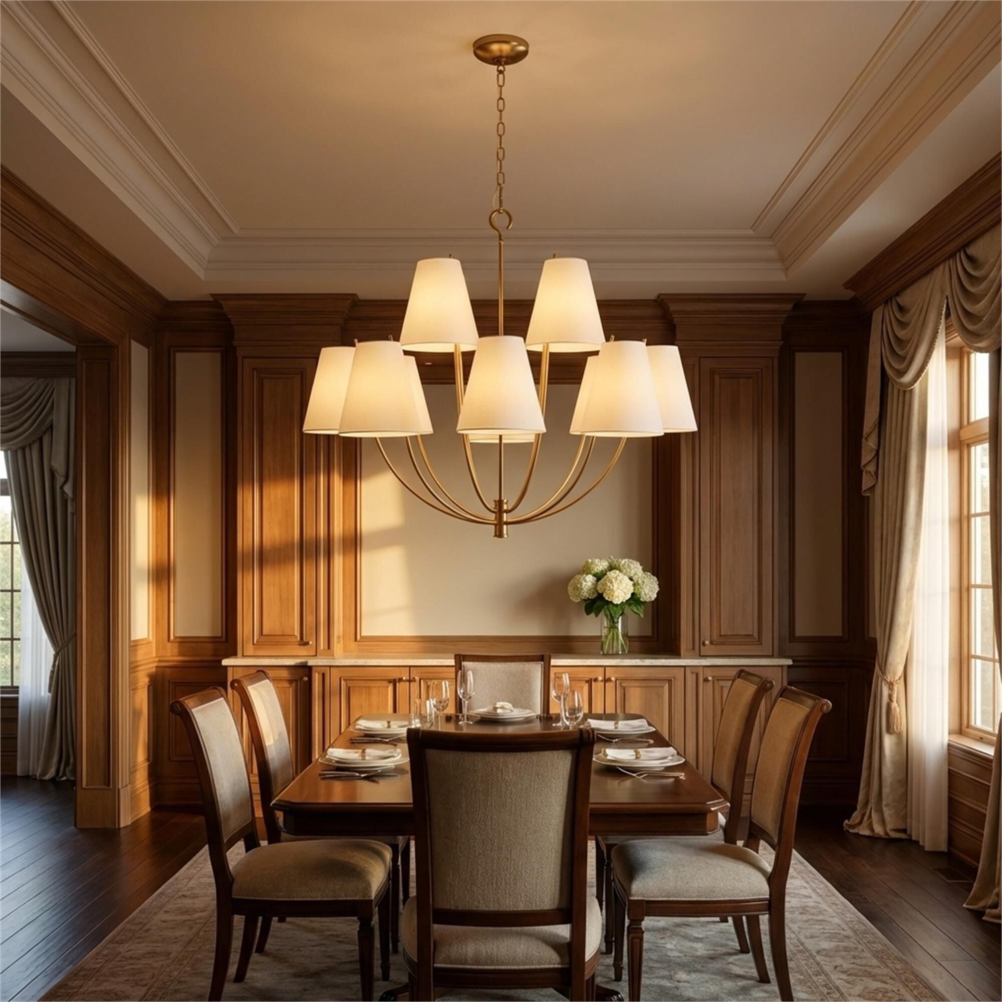 Chapman & Myers Marina Large Chandelier,