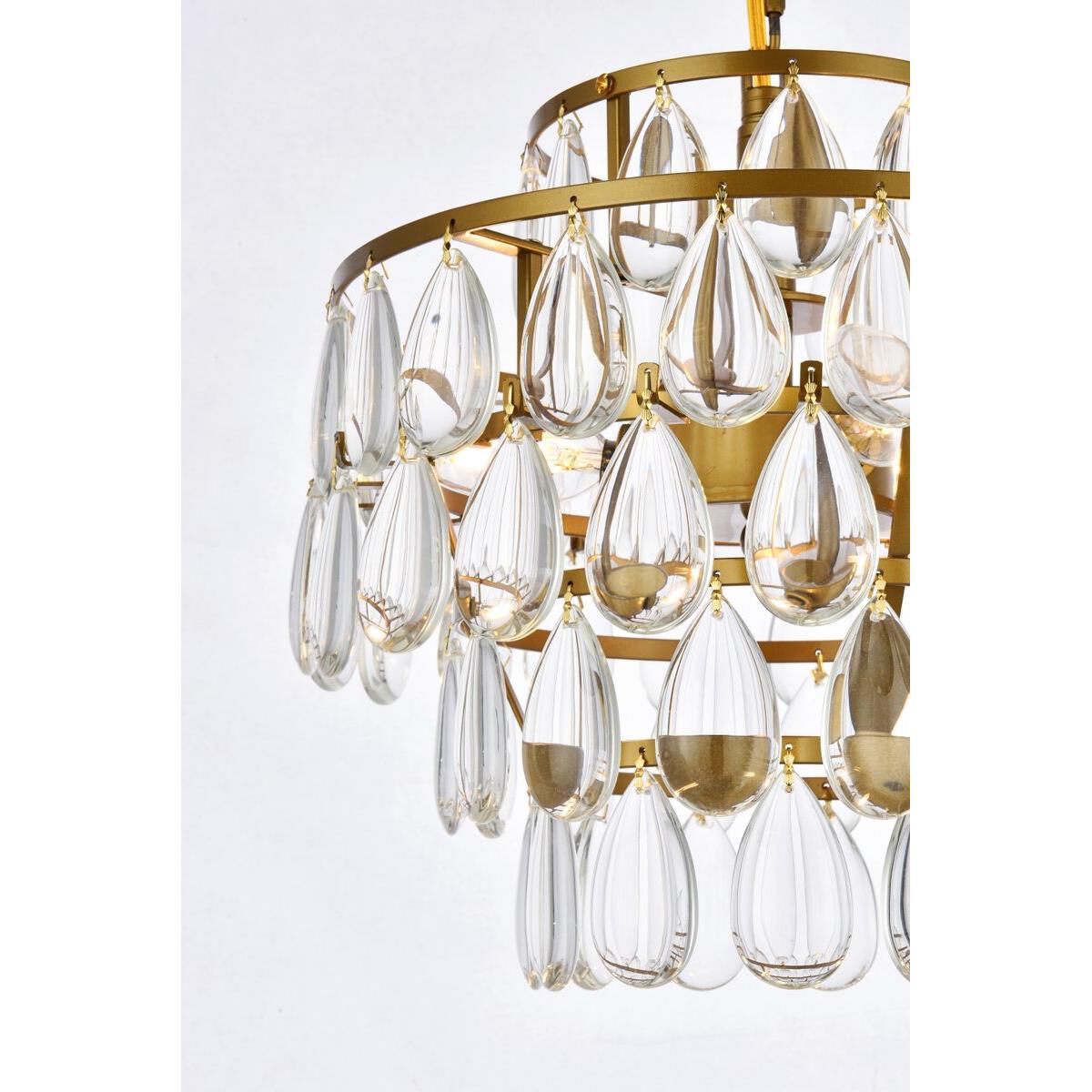 Mila 12 Inch Mini Pendant by Elegant Lighting