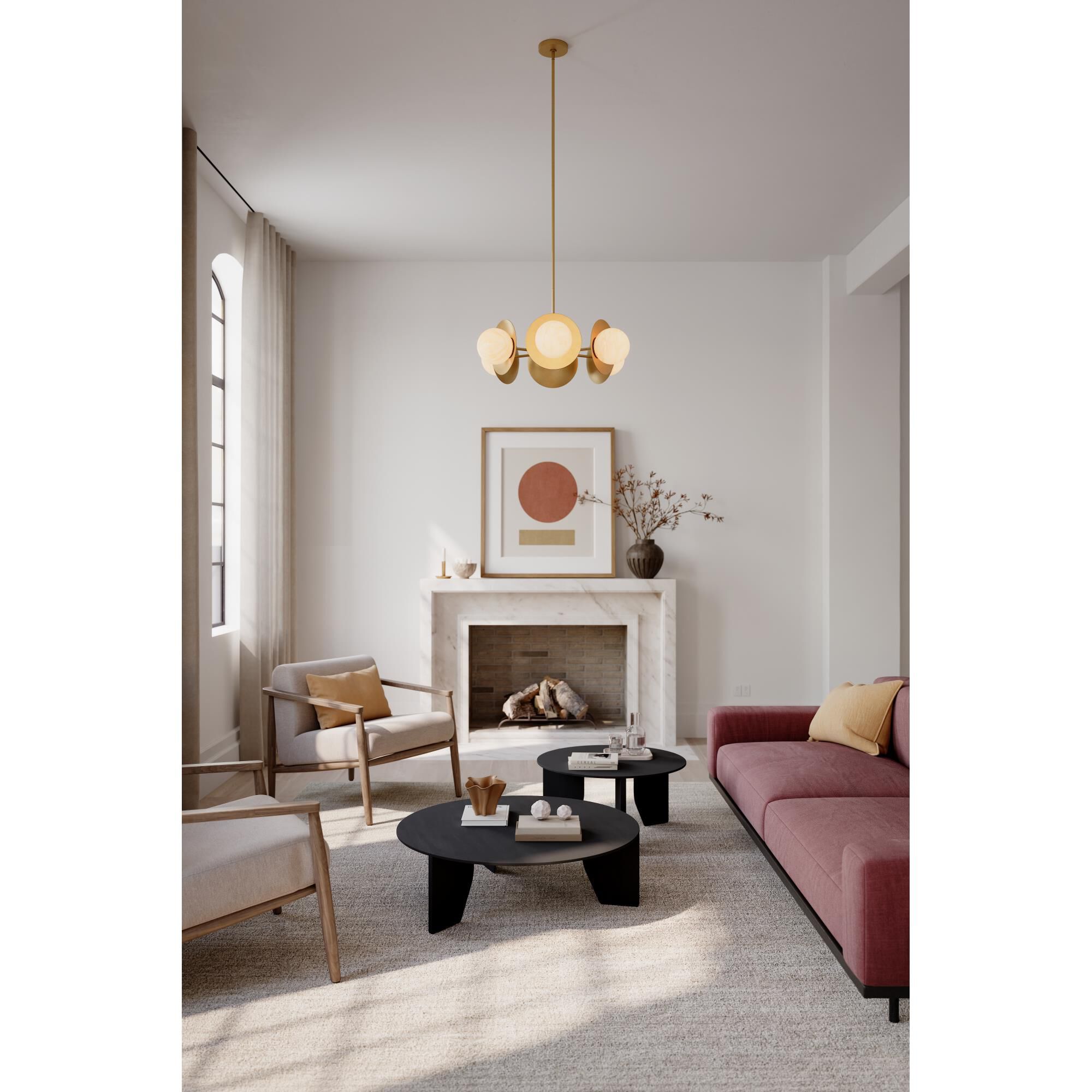 Olenne 28 Inch Large Pendant by Minka Lavery