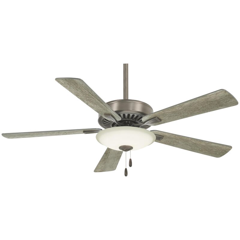 Contractor 52 Inch Ceiling Fan with Light Kit by Minka Aire