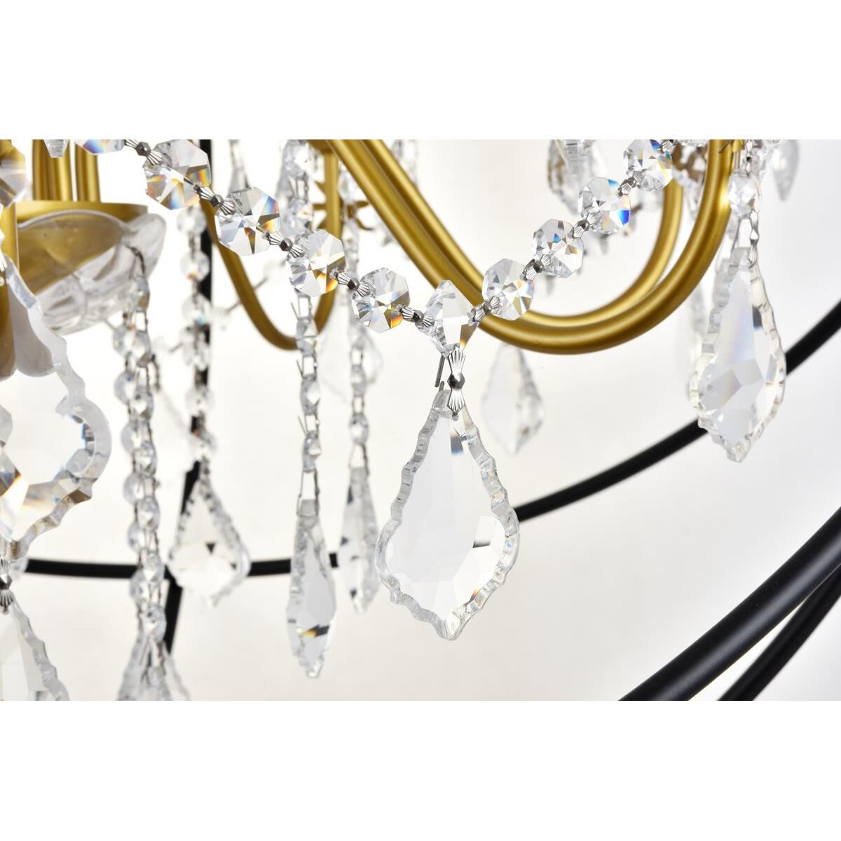 Cordelia 32 Inch 8 Light Chandelier by Elegant Lighting