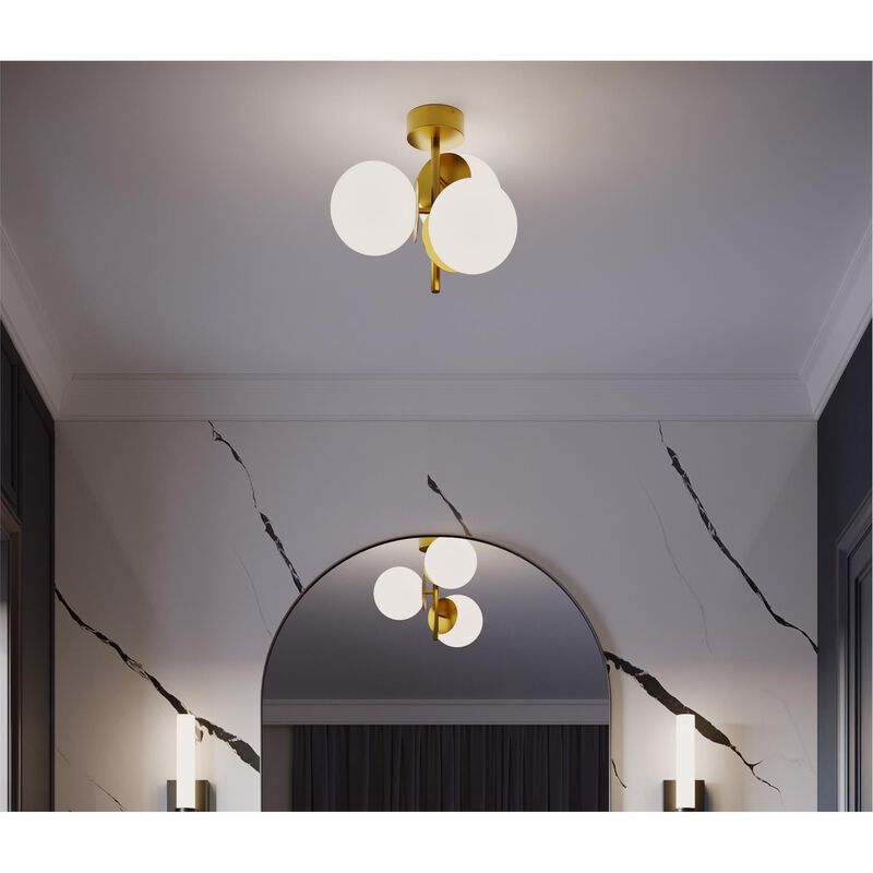 Arren 17 Inch Semi Flush Mount by AFX Lighting
