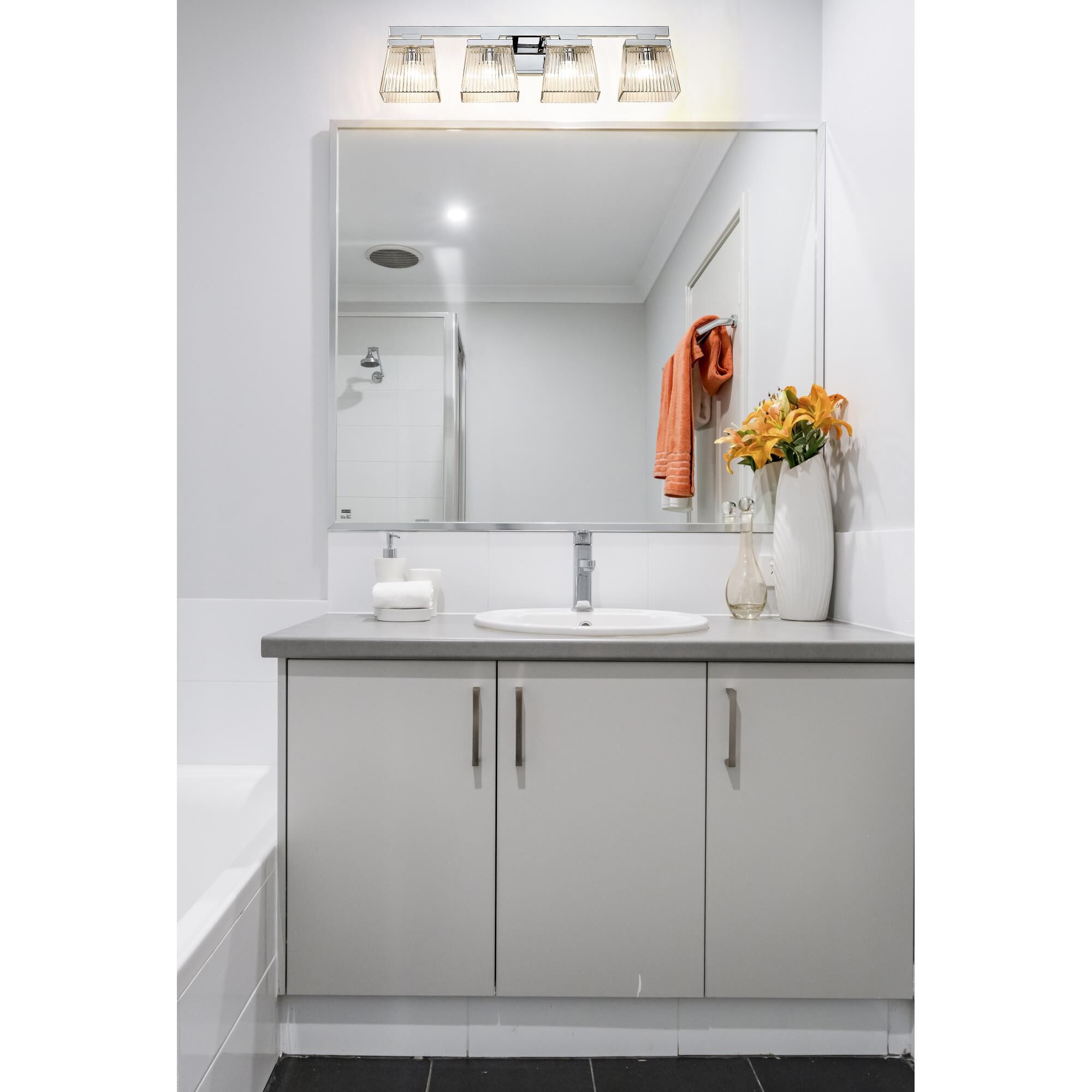 Shown in Chrome finish