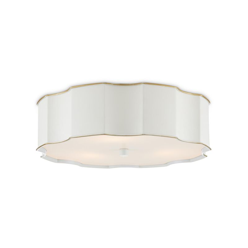 Wexford 19 Inch 3 Light Flush Mount by Currey and Company