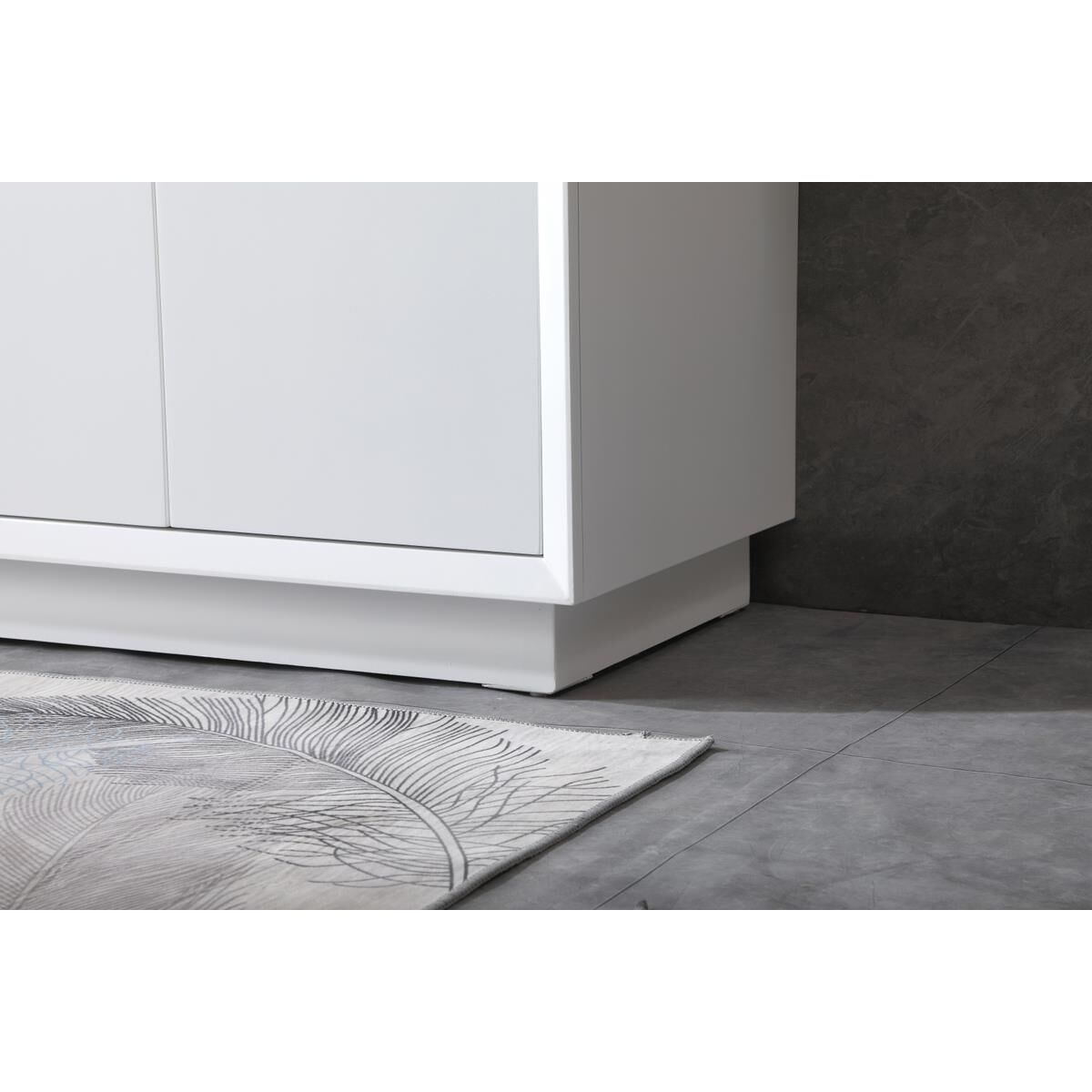 Shown in White finish