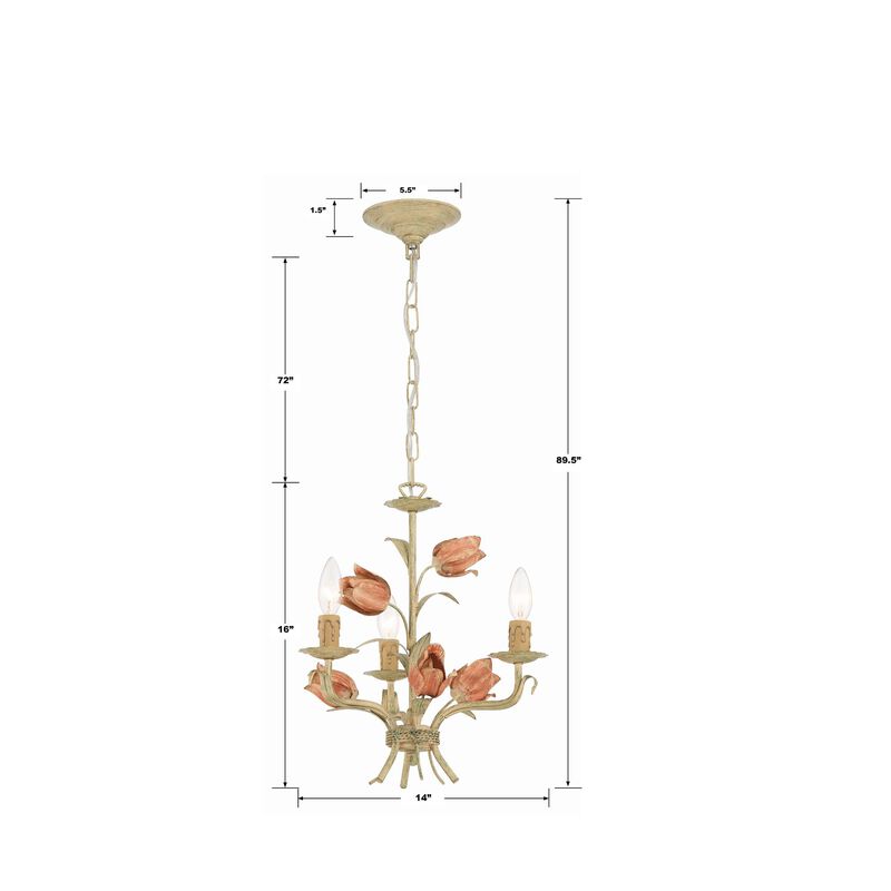 Southport 14 Inch Chandelier by Crystorama