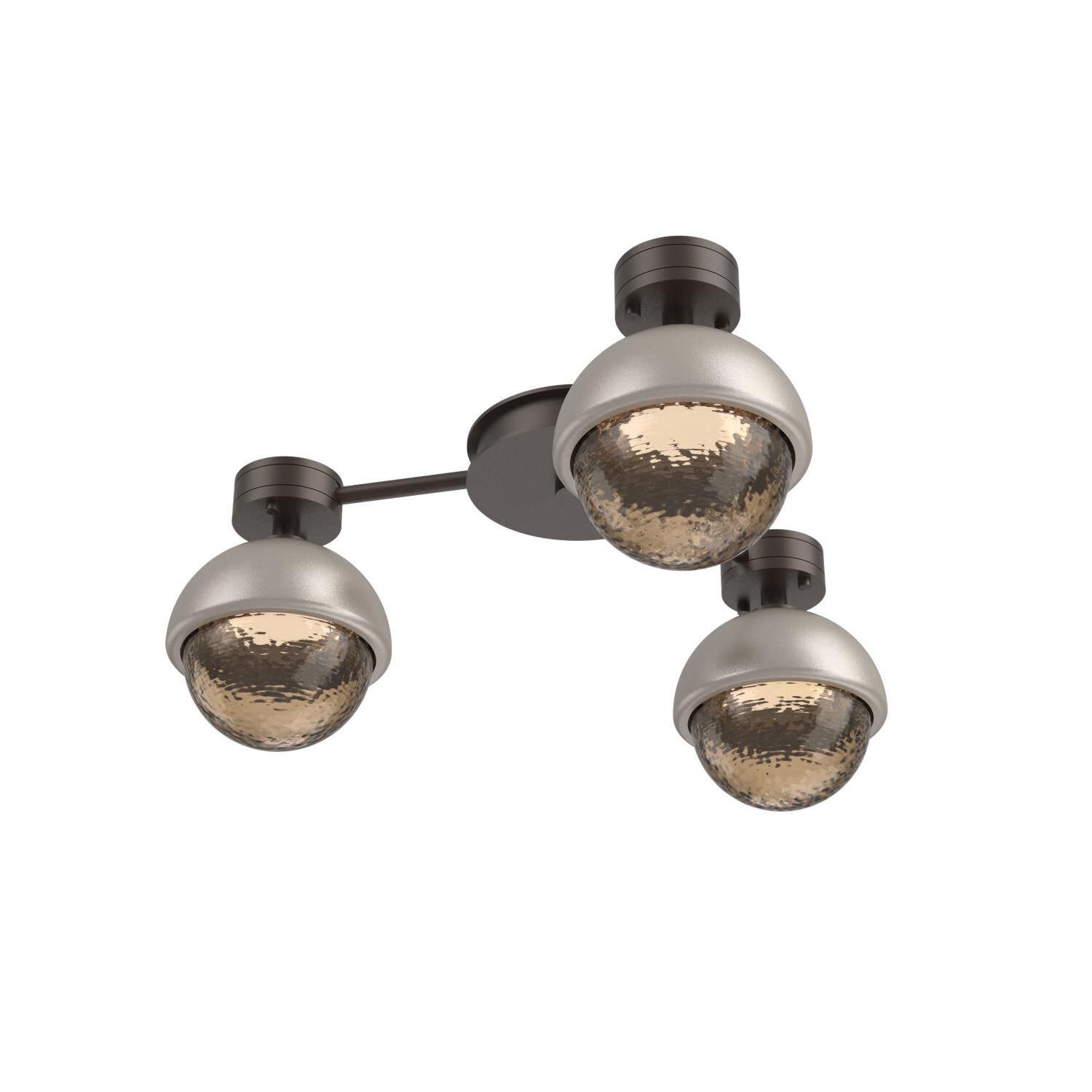 Shown in Flat Bronze finish and Bronze glass and Beige Silver accent