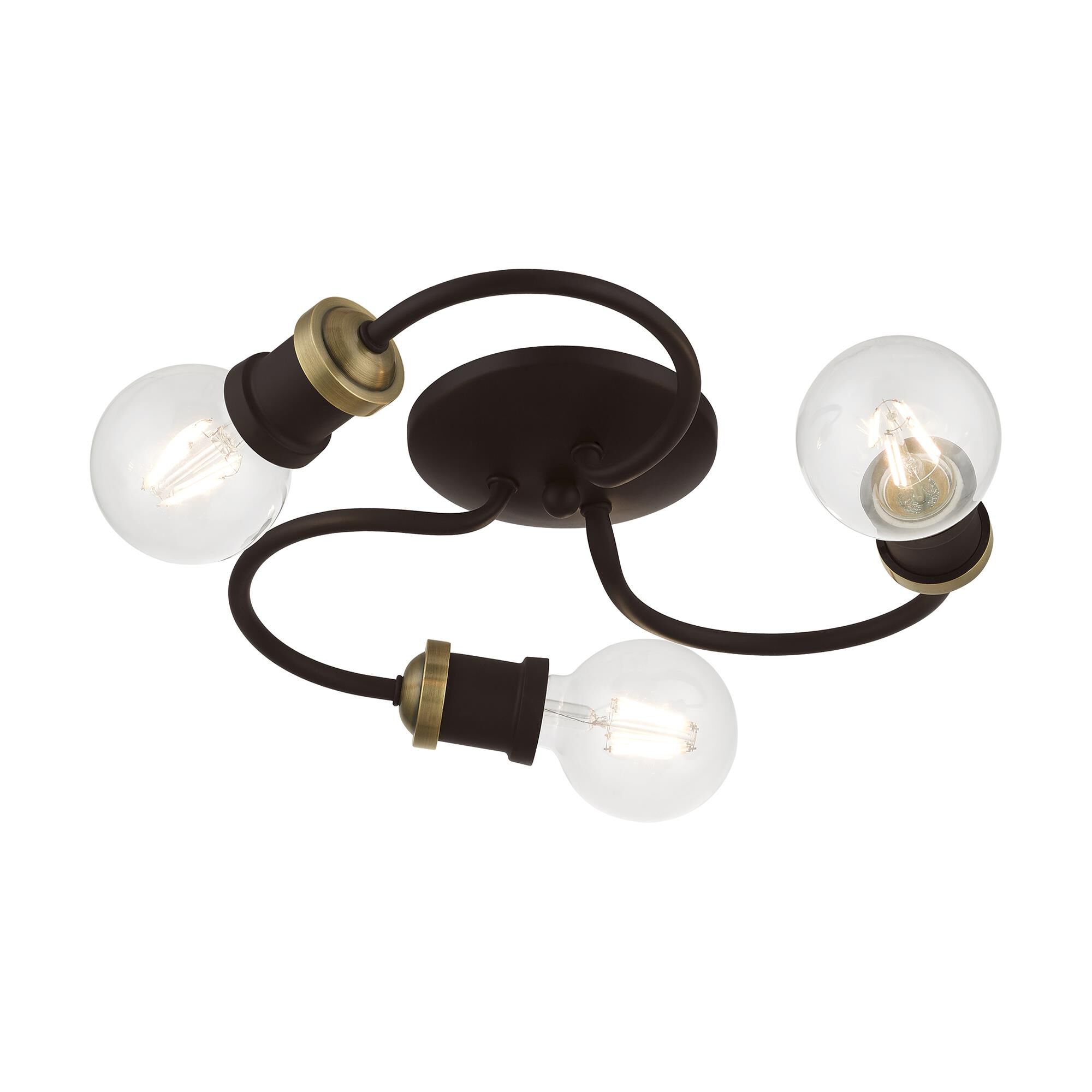 Shown in Bronze with Antique Brass Accents finish