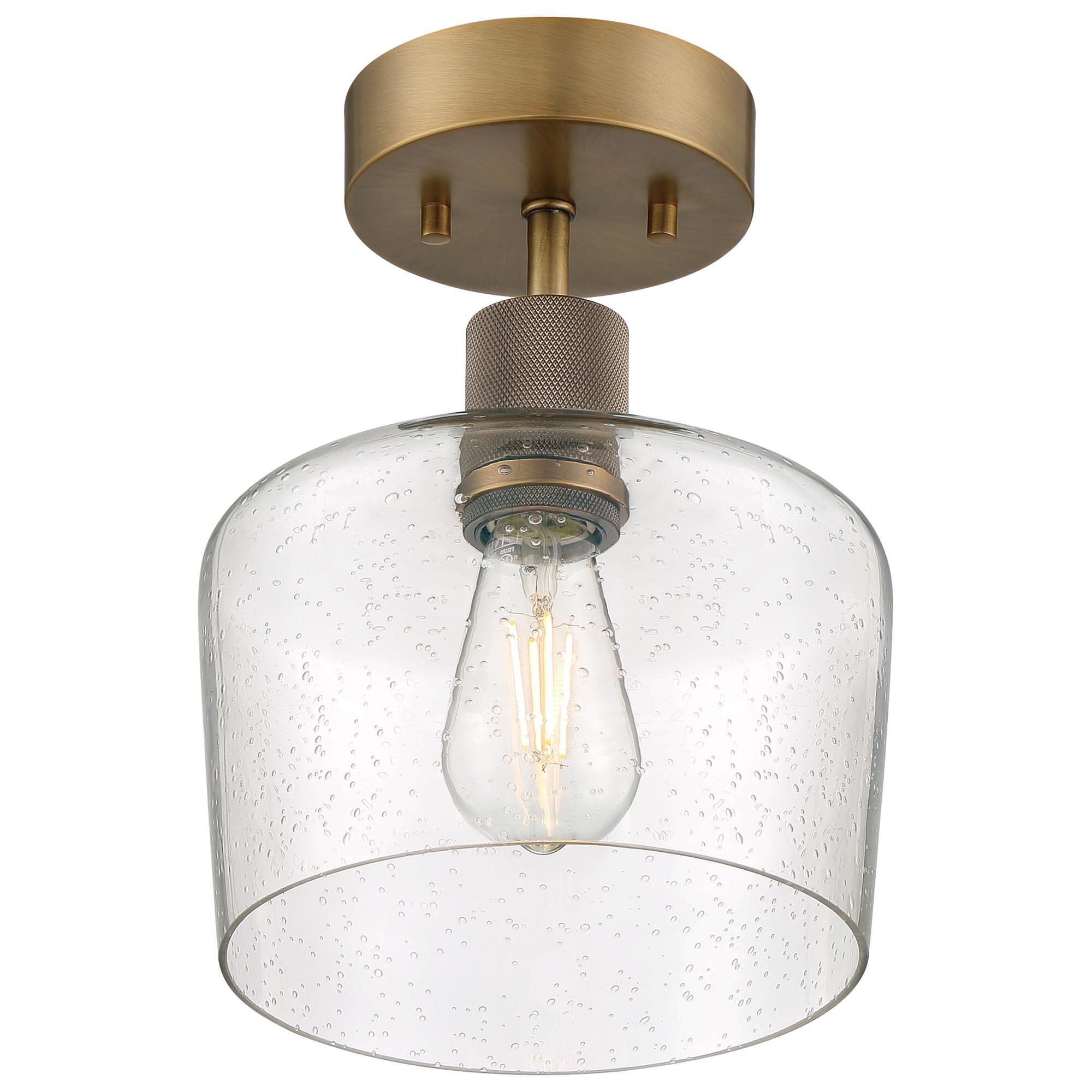 Port Nine 9 Inch 1 Light LED Semi Flush Mount by Access Lighting