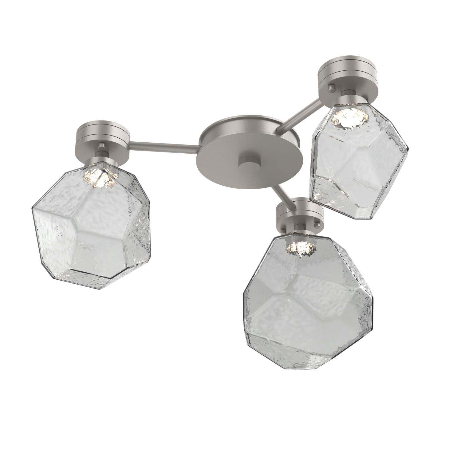 Shown in Beige Silver finish and Smoke glass