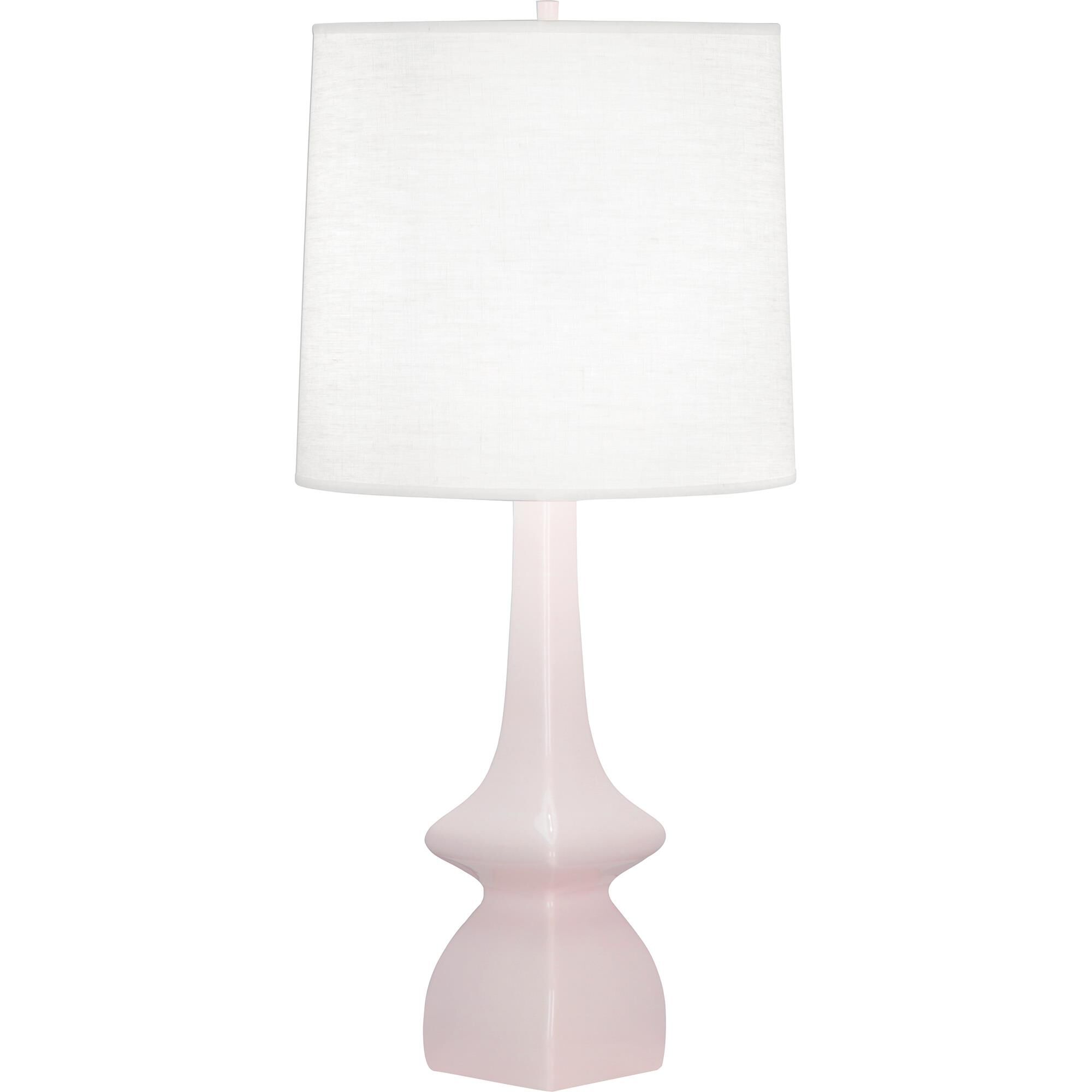 Shown in Rose Water Glazed finish and Off White shade