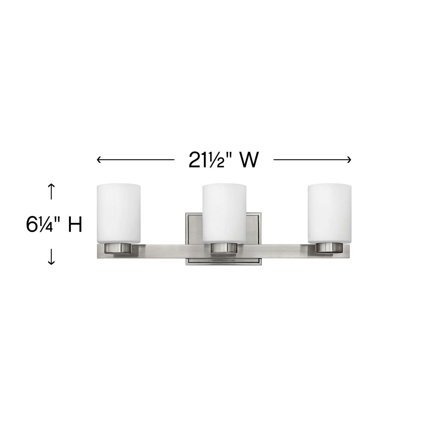 Miley 21 Inch 3 Light Bath Vanity Light by Hinkley Lighting